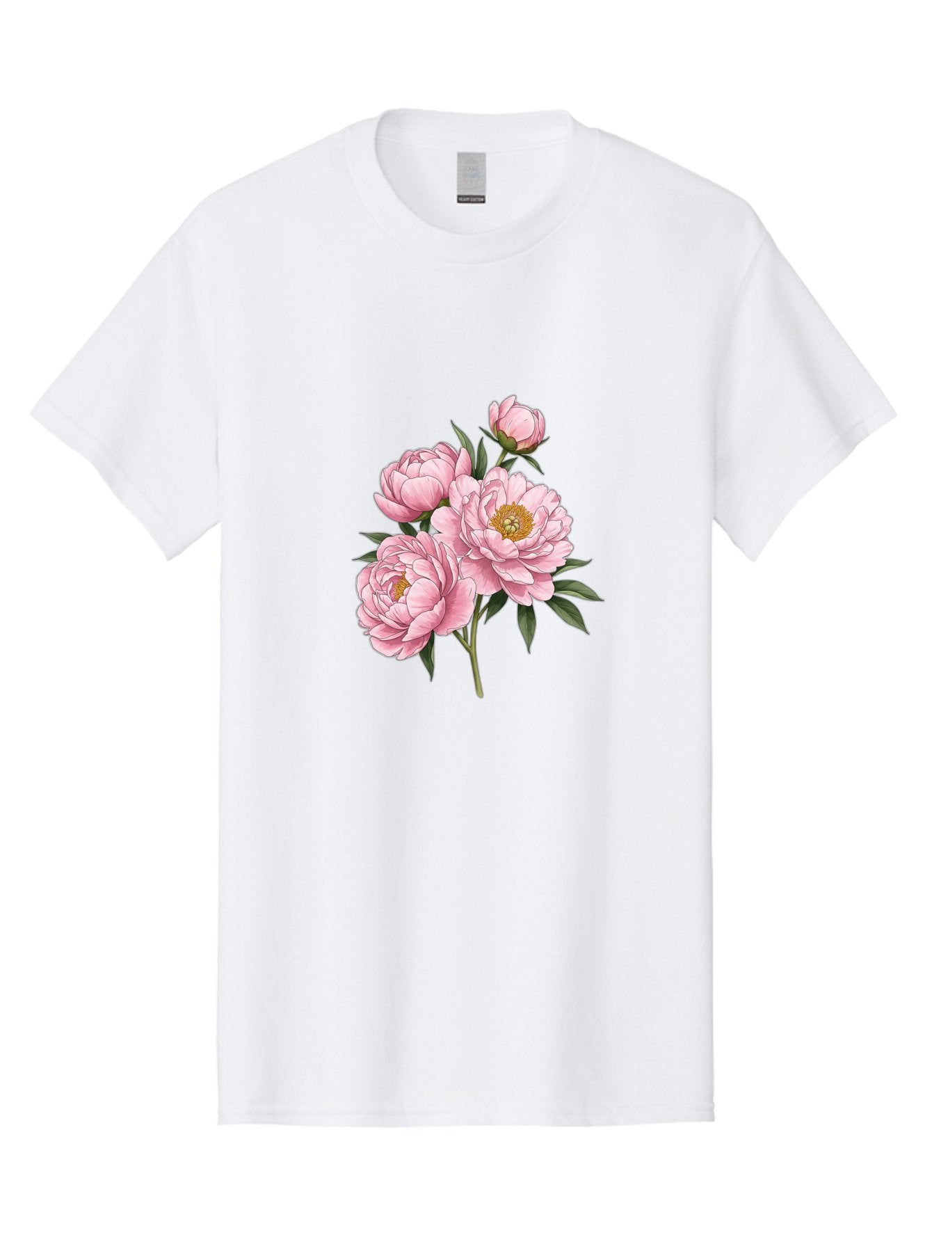 Pink-Peonies-3 Men'S Graphic Tee, 100% Cotton, Comfortable Casual Summer Wear, Machine Washable, Vintage Camera, Old Camera, Antique Camera, Black Camera, Classic Photography, Photography Equipment, Nostalgic Device, Film Camera, Camera Art Bal137 14