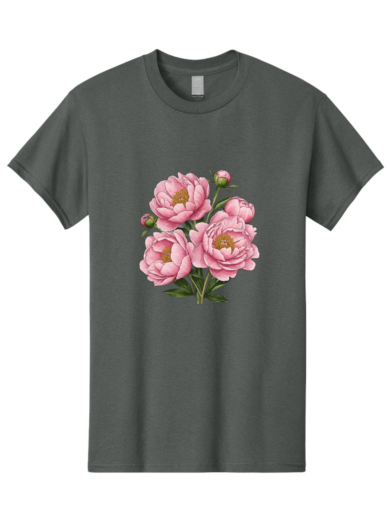 Pink-Peonies-4 Men'S Graphic Tee, 100% Cotton, Comfortable Casual Summer Wear, Machine Washable, Vintage Camera, Old Camera, Antique Camera, Black Camera, Classic Photography, Photography Equipment, Nostalgic Device, Film Camera, Camera Art Bal138 14