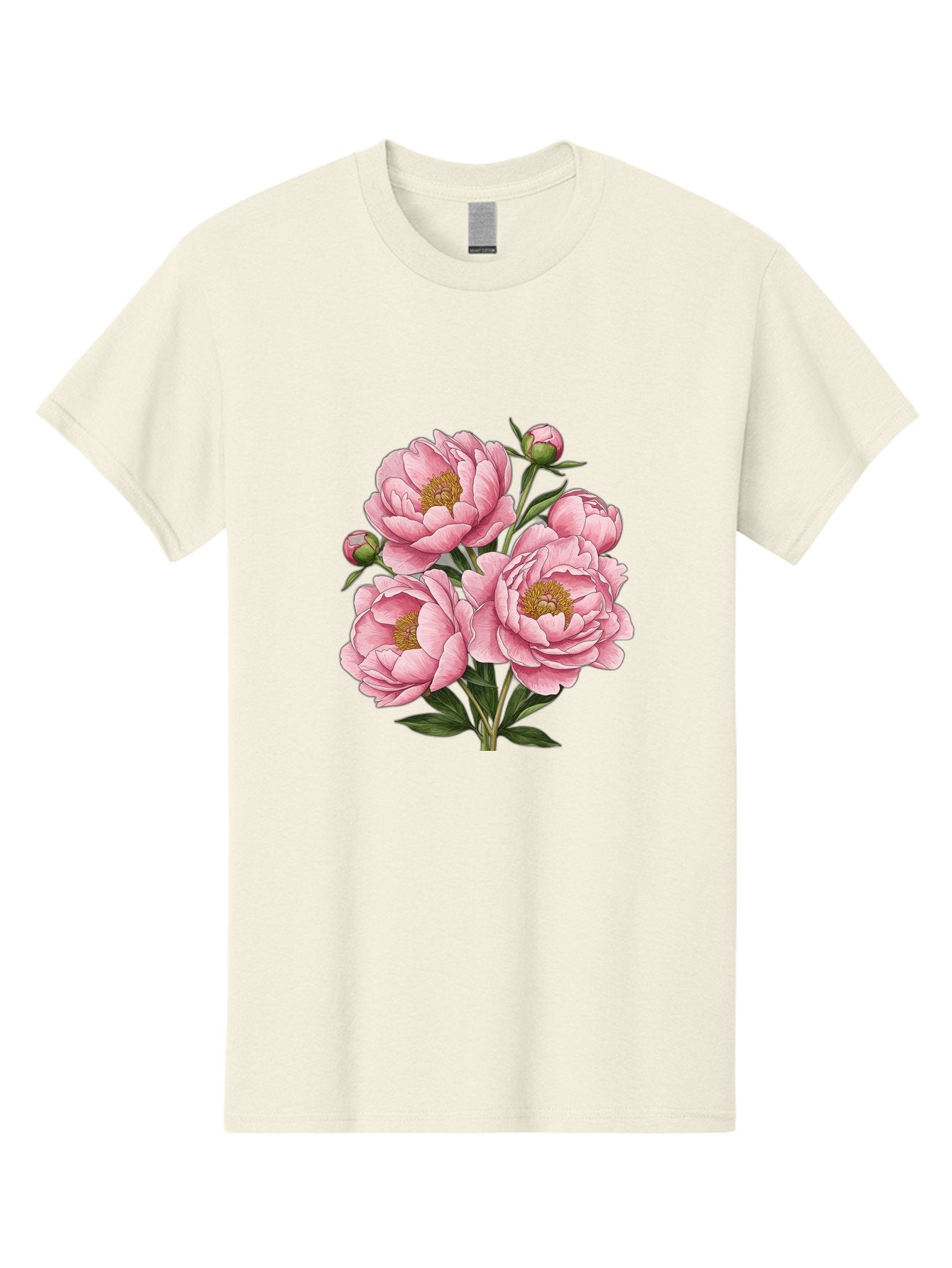 Pink-Peonies-4 Men'S Graphic Tee, 100% Cotton, Comfortable Casual Summer Wear, Machine Washable, Vintage Camera, Old Camera, Antique Camera, Black Camera, Classic Photography, Photography Equipment, Nostalgic Device, Film Camera, Camera Art Bal138 6