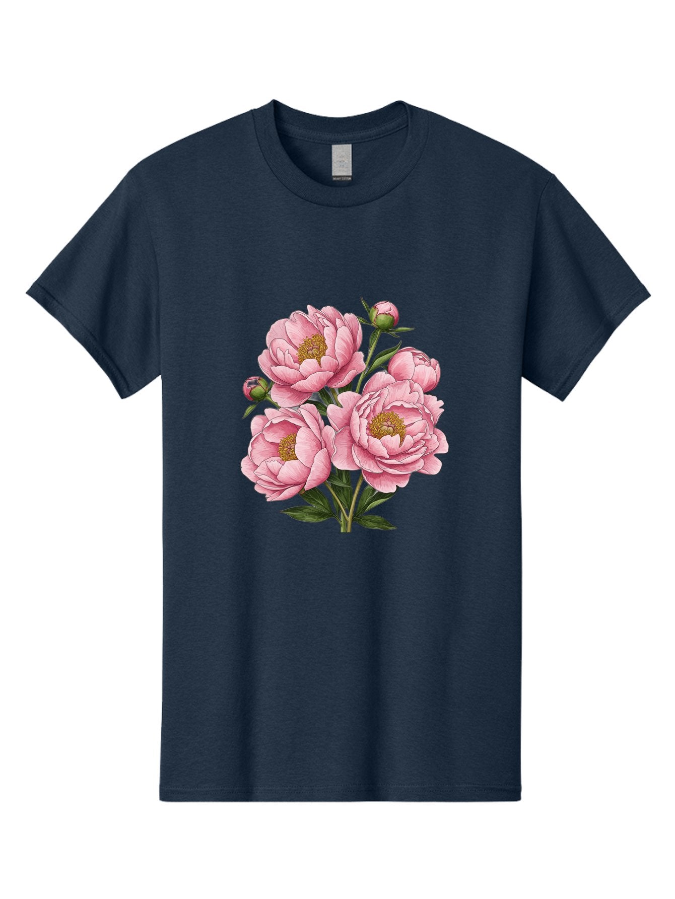 Pink-Peonies-4 Men'S Graphic Tee, 100% Cotton, Comfortable Casual Summer Wear, Machine Washable, Vintage Camera, Old Camera, Antique Camera, Black Camera, Classic Photography, Photography Equipment, Nostalgic Device, Film Camera, Camera Art Bal138 11