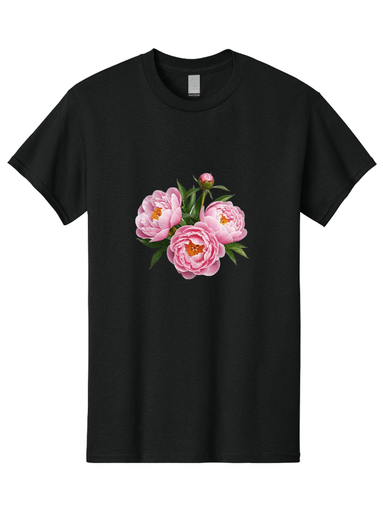 Pink-Peonies-5 Men'S Graphic Tee, 100% Cotton, Comfortable Casual Summer Wear, Machine Washable, Vintage Camera, Old Camera, Antique Camera, Black Camera, Classic Photography, Photography Equipment, Nostalgic Device, Film Camera, Camera Art Bal139 7