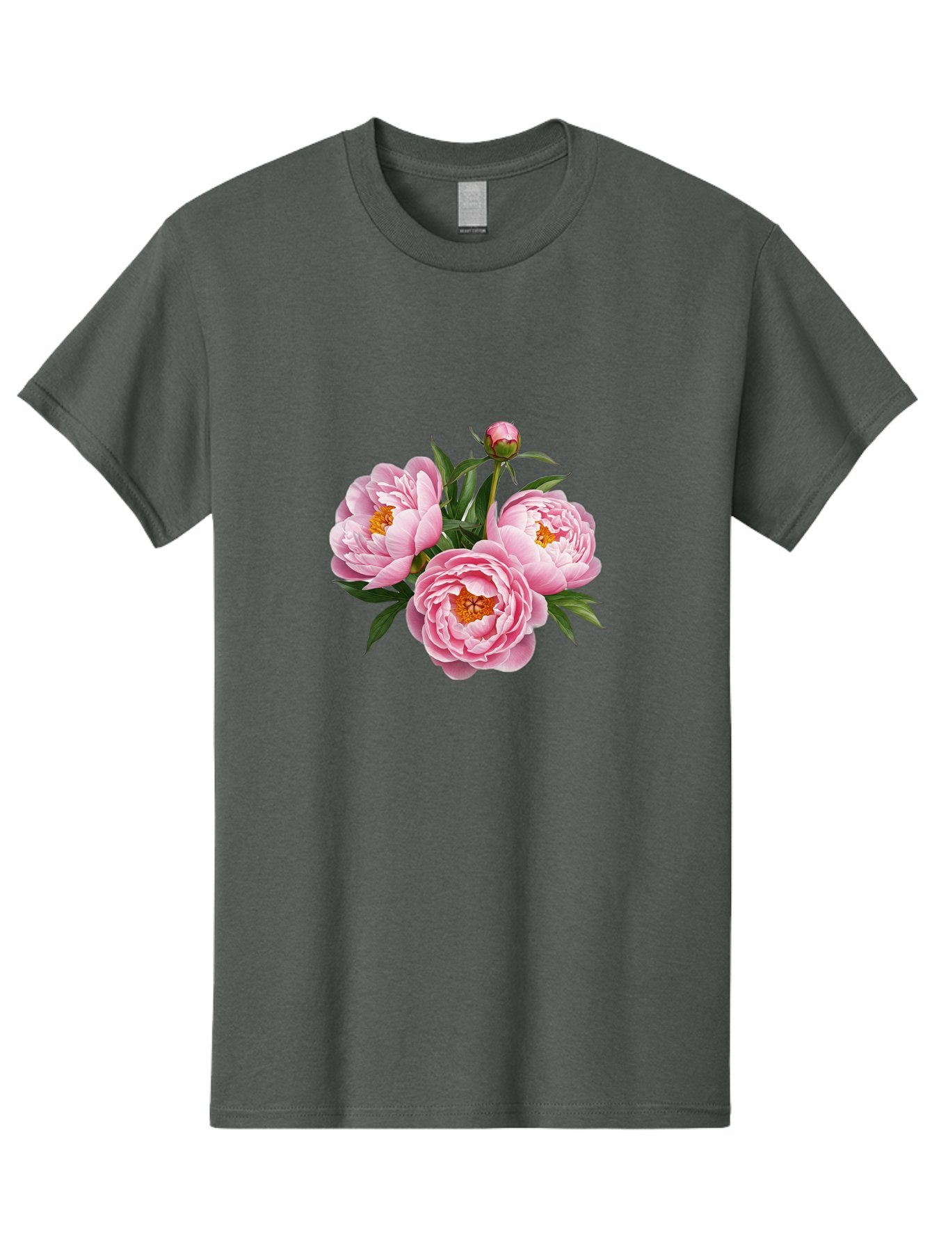 Pink-Peonies-5 Men'S Graphic Tee, 100% Cotton, Comfortable Casual Summer Wear, Machine Washable, Vintage Camera, Old Camera, Antique Camera, Black Camera, Classic Photography, Photography Equipment, Nostalgic Device, Film Camera, Camera Art Bal139