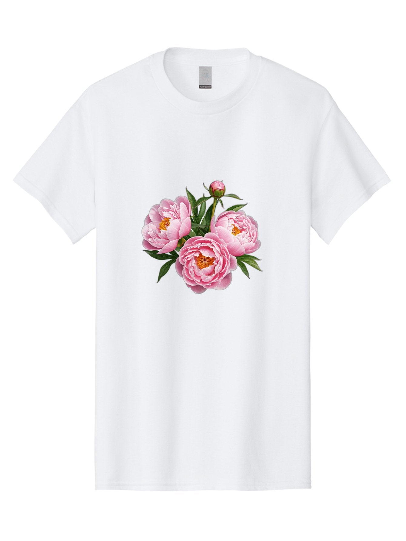 Pink-Peonies-5 Men'S Graphic Tee, 100% Cotton, Comfortable Casual Summer Wear, Machine Washable, Vintage Camera, Old Camera, Antique Camera, Black Camera, Classic Photography, Photography Equipment, Nostalgic Device, Film Camera, Camera Art Bal139 4