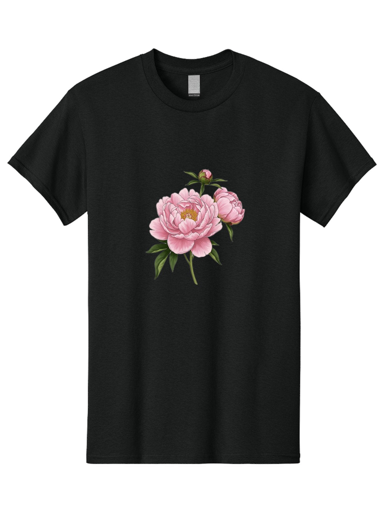Pink-Peony-Flowers Men'S Graphic Tee, 100% Cotton, Comfortable Casual Summer Wear, Machine Washable, Vintage Camera, Old Camera, Antique Camera, Black Camera, Classic Photography, Photography Equipment, Nostalgic Device, Film Camera, Bal142 12