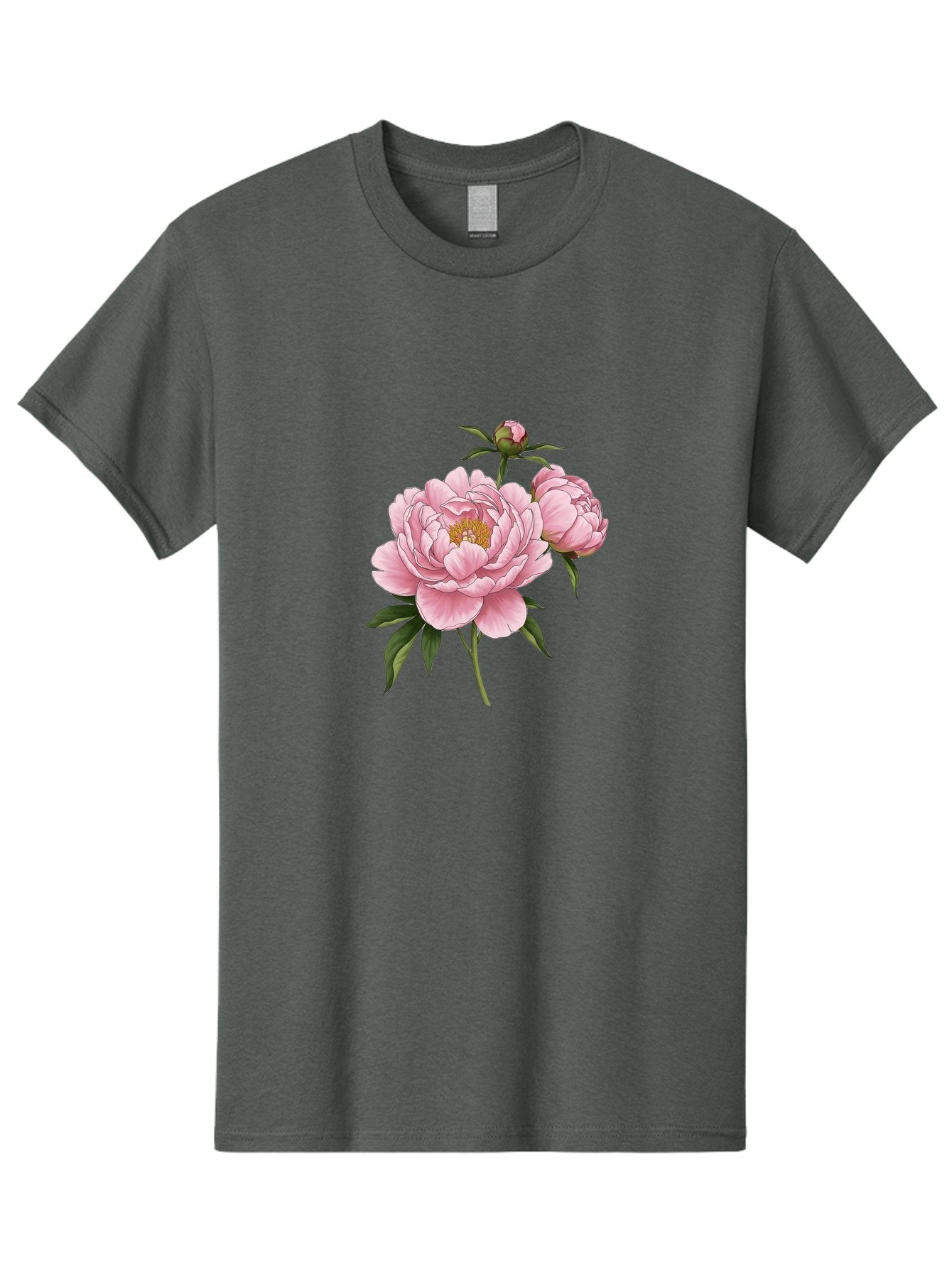 Pink-Peony-Flowers Men'S Graphic Tee, 100% Cotton, Comfortable Casual Summer Wear, Machine Washable, Vintage Camera, Old Camera, Antique Camera, Black Camera, Classic Photography, Photography Equipment, Nostalgic Device, Film Camera, Bal142
