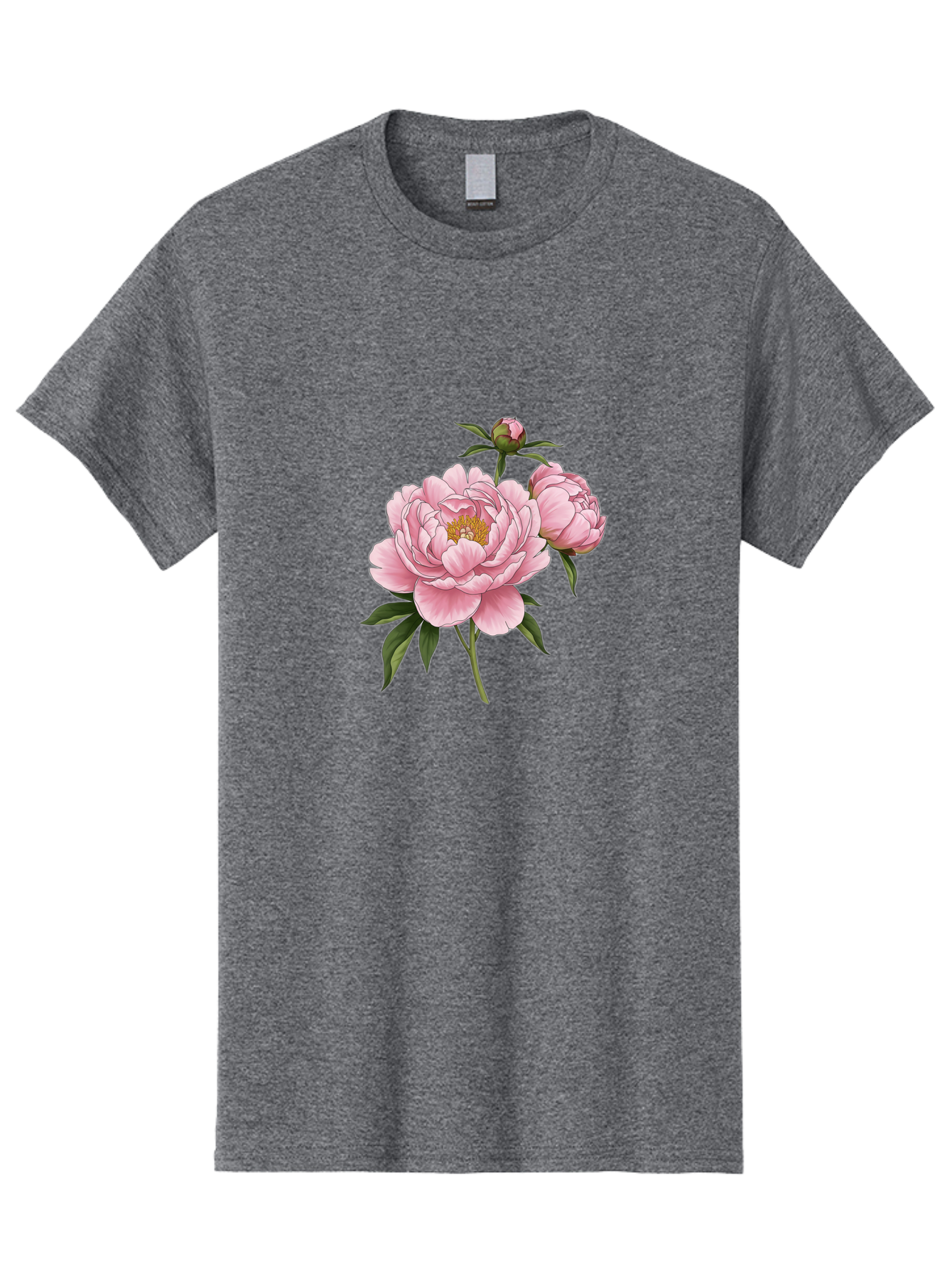 Pink-Peony-Flowers Men'S Graphic Tee, 100% Cotton, Comfortable Casual Summer Wear, Machine Washable, Vintage Camera, Old Camera, Antique Camera, Black Camera, Classic Photography, Photography Equipment, Nostalgic Device, Film Camera, Bal142 6