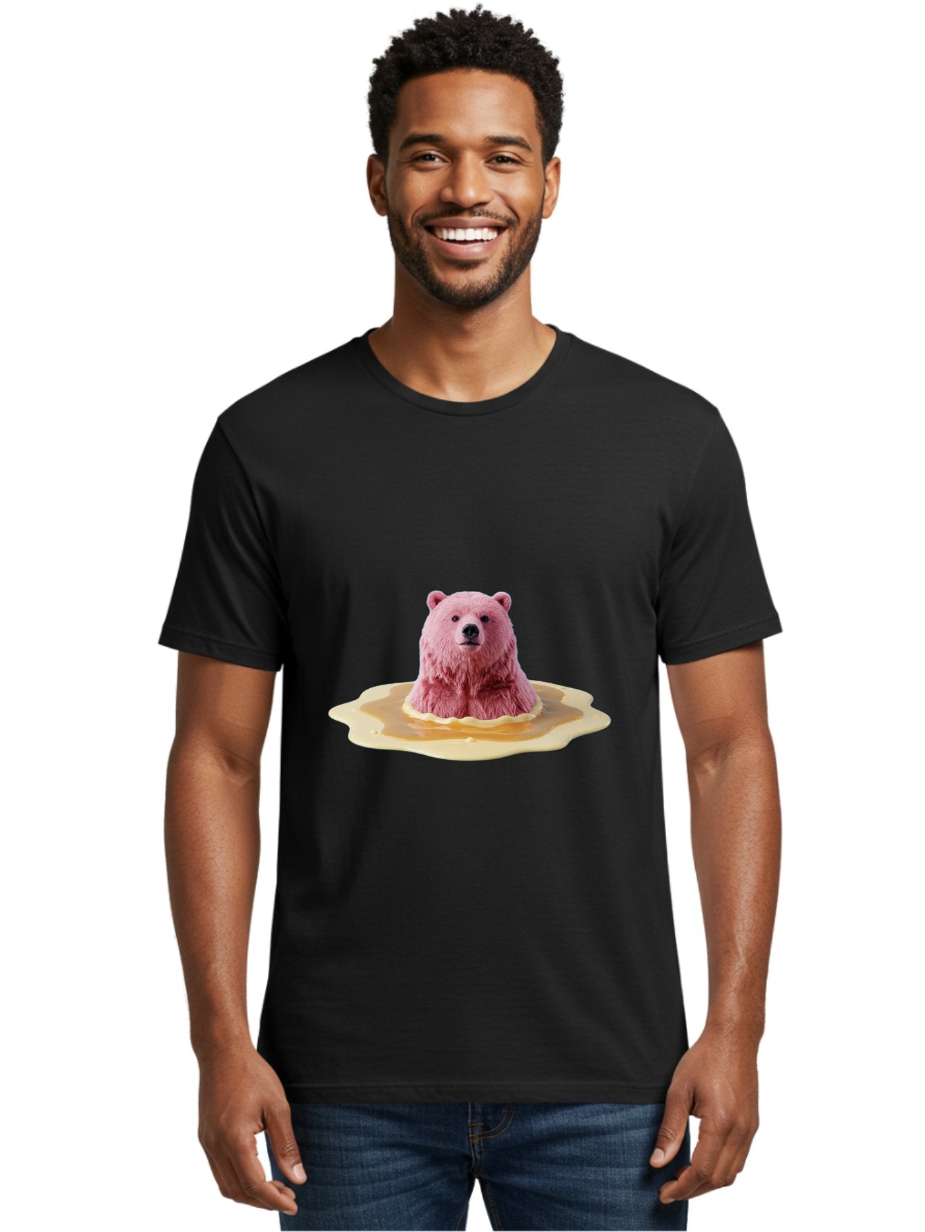 Pink-Polar-Bear Men'S Graphic Tee, 100% Cotton, Comfortable Casual Summer Wear, Machine Washable, Vintage Camera, Old Camera, Antique Camera, Black Camera, Classic Photography, Photography Equipment, Nostalgic Device, Film Camera, Camera Art Bal143 22