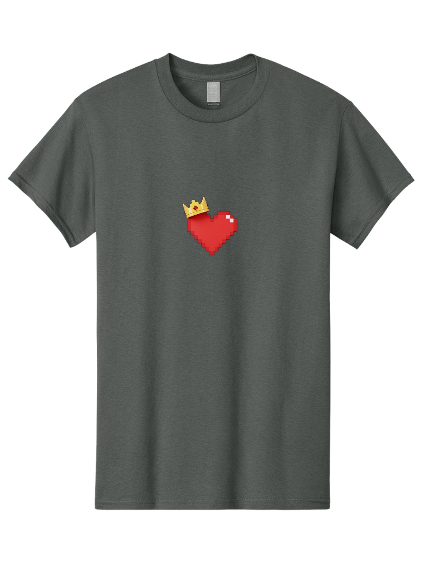 Pixel-Heart-Crown Men'S Graphic Tee, 100% Cotton, Comfortable Casual Summer Wear, Machine Washable, Vintage Camera, Old Camera, Antique Camera, Black Camera, Classic Photography, Photography Equipment, Nostalgic Device, Film Camera, Camera Art Bal153 7