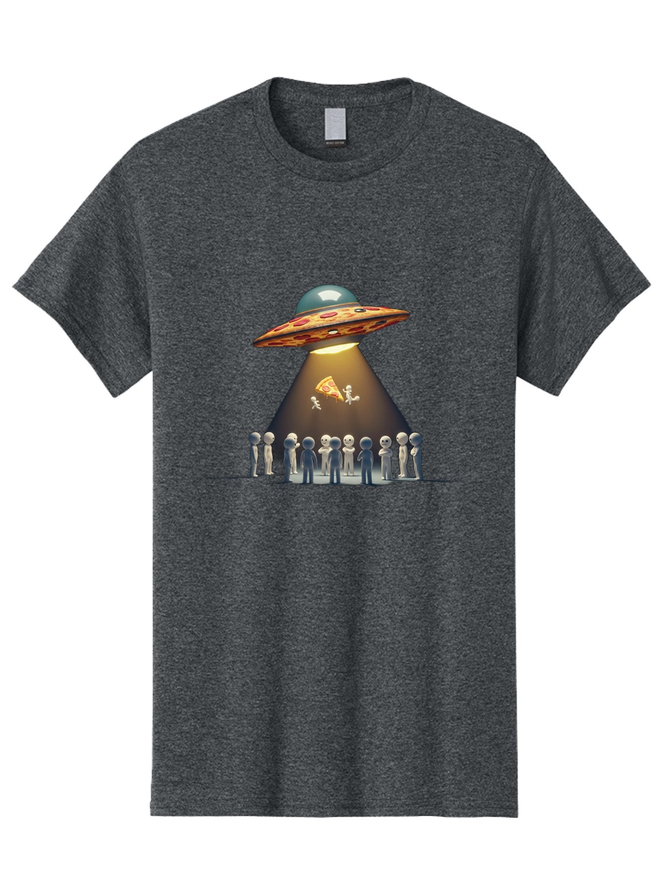 Pizza-Ufo-2 Men'S Graphic Tee, 100% Cotton, Comfortable Casual Summer Wear, Machine Washable, Vintage Camera, Old Camera, Antique Camera, Black Camera, Classic Photography, Photography Equipment, Nostalgic Device, Film Camera, Camera Art Bal157
