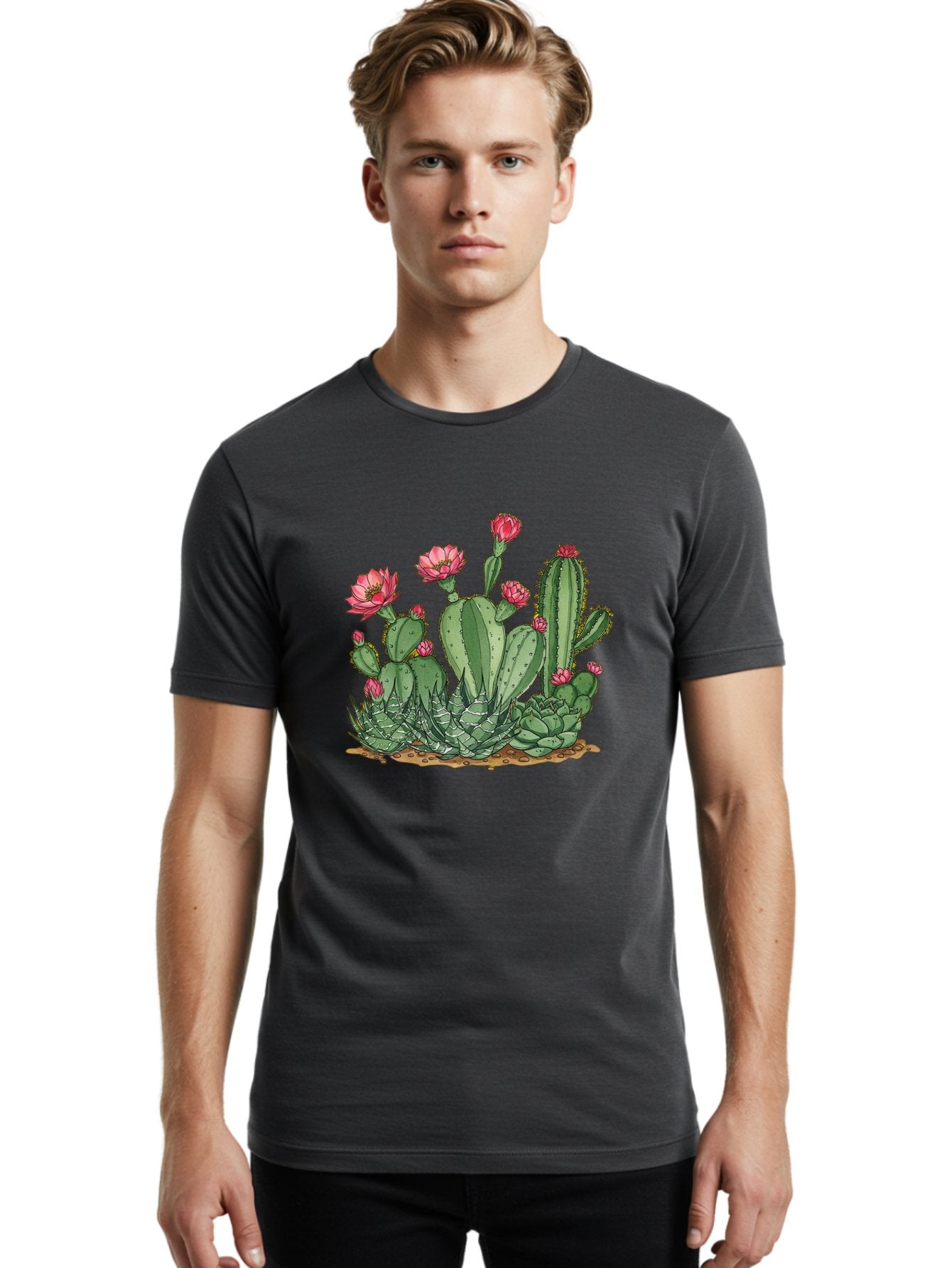 Prickly-Pear-Cactus Men'S Graphic Tee, 100% Cotton, Comfortable Casual Summer Wear, Machine Washable, Vintage Camera, Old Camera, Antique Camera, Black Camera, Classic Photography, Photography Equipment, Nostalgic Device, Film Camera, Bal173 17