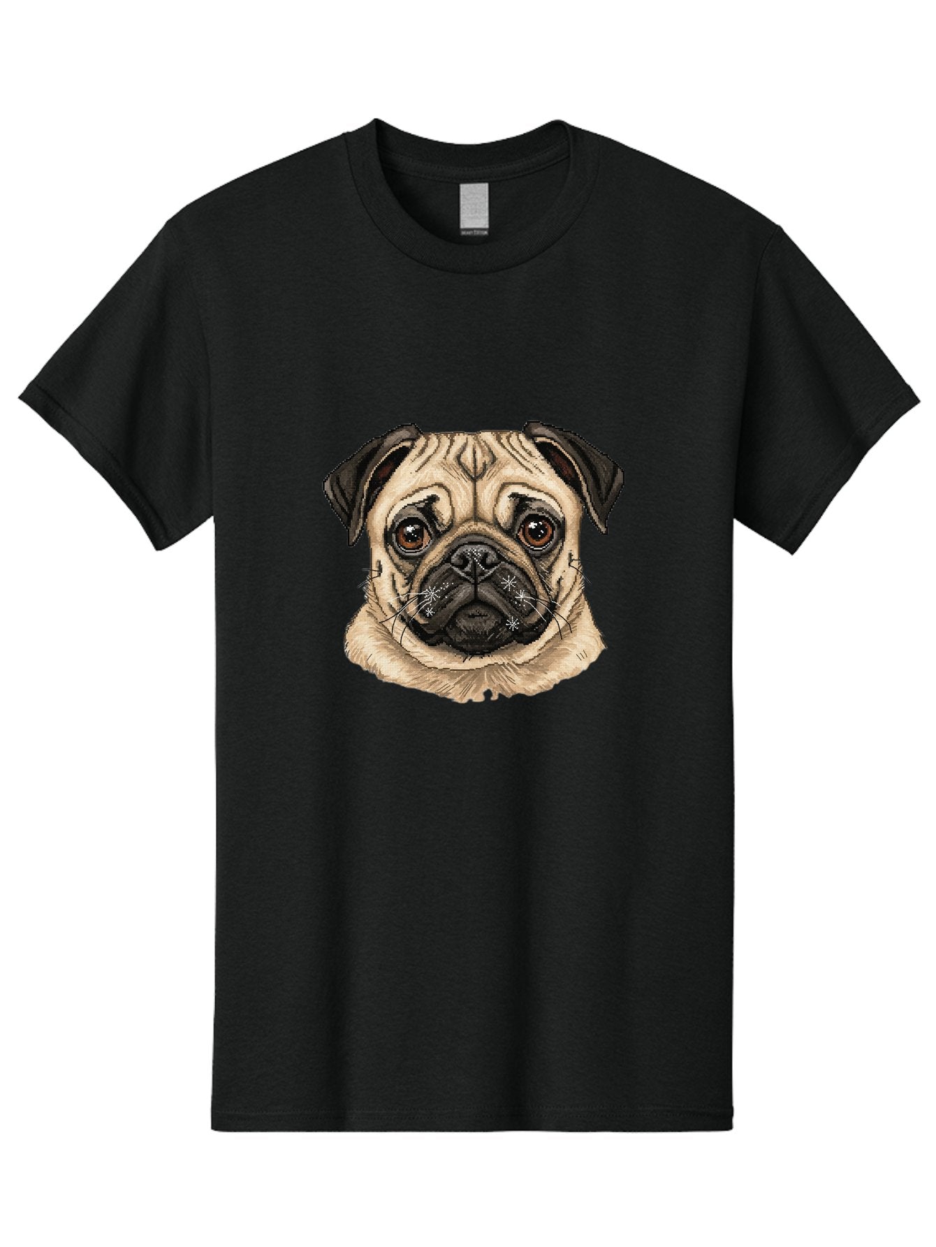 Pug Men'S Graphic Tee, 100% Cotton, Comfortable Casual Summer Wear, Machine Washable, Vintage Camera, Old Camera, Antique Camera, Black Camera, Classic Photography, Photography Equipment, Nostalgic Device, Film Camera, Camera Art Bal174