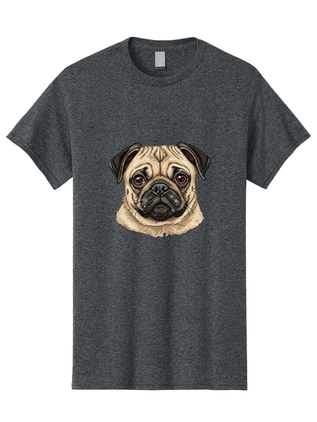 Pug Men'S Graphic Tee, 100% Cotton, Comfortable Casual Summer Wear, Machine Washable, Vintage Camera, Old Camera, Antique Camera, Black Camera, Classic Photography, Photography Equipment, Nostalgic Device, Film Camera, Camera Art Bal174