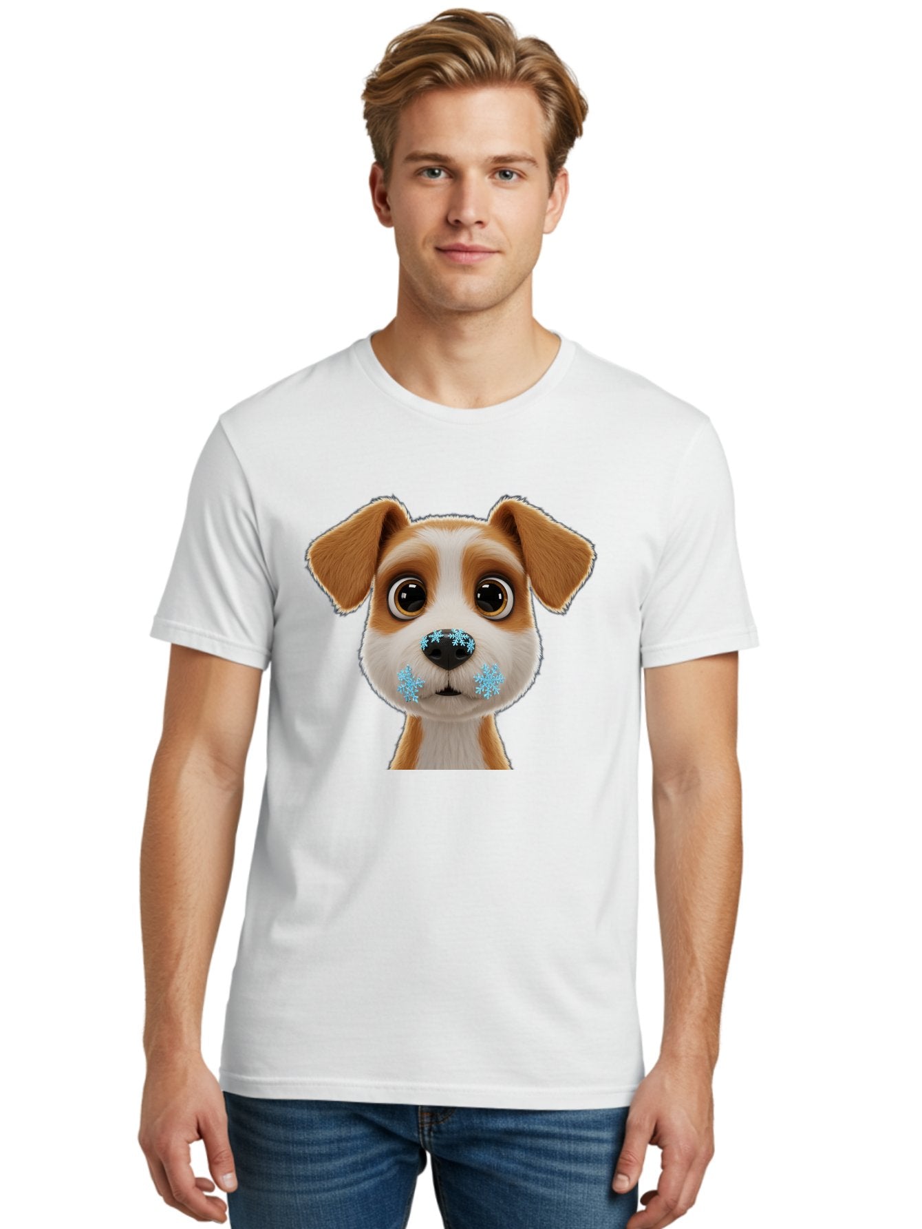 Puppy-With-Snowflakes Men'S Graphic Tee, 100% Cotton, Comfortable Casual Summer Wear, Machine Washable, Vintage Camera, Old Camera, Antique Camera, Black Camera, Classic Photography, Photography Equipment, Nostalgic Device, Film Camera, Bal175 18