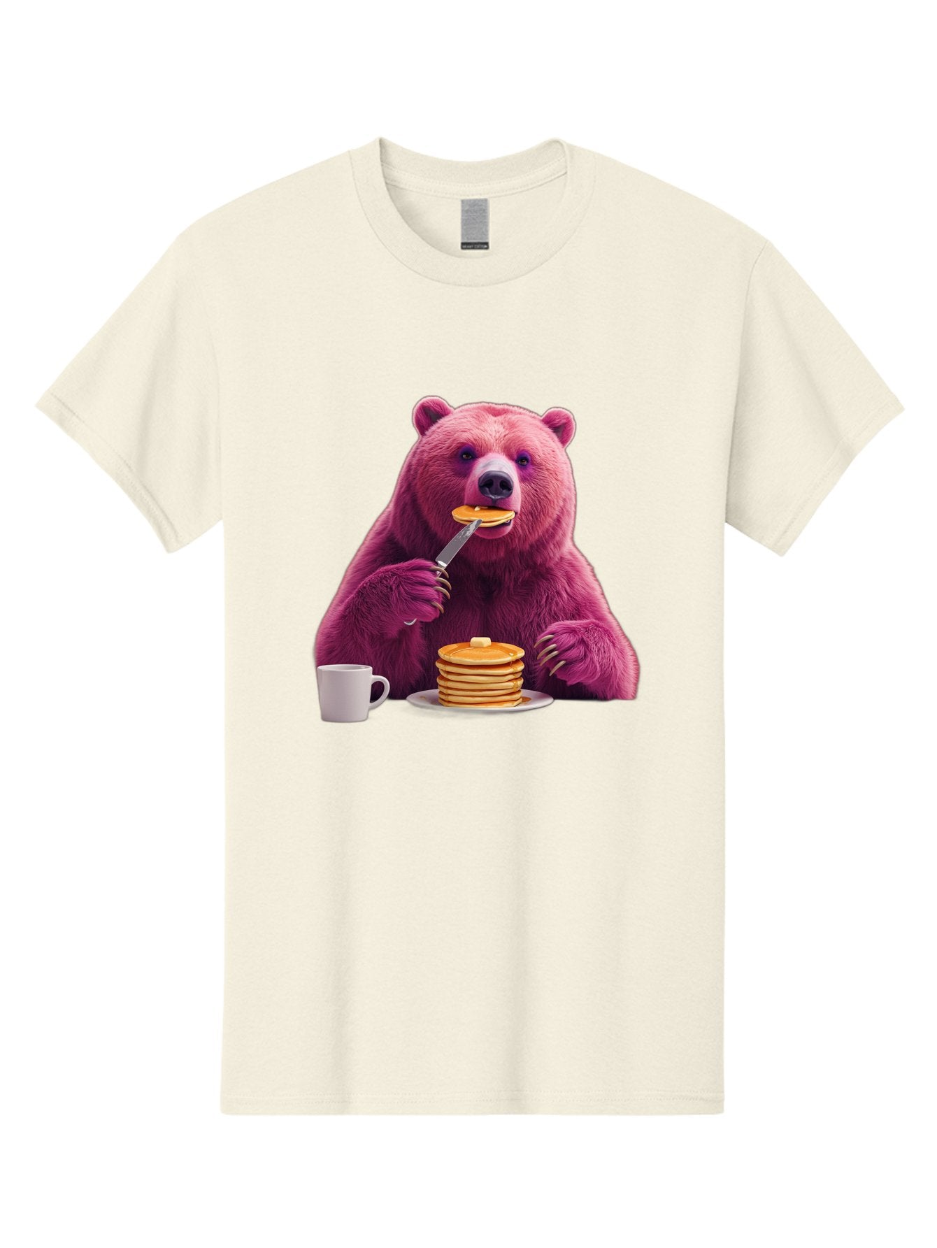 Purple-Bear-Eating-Pancake Men'S Graphic Tee, 100% Cotton, Comfortable Casual Summer Wear, Machine Washable, Vintage Camera, Old Camera, Antique Camera, Black Camera, Classic Photography, Photography Equipment, Nostalgic Device, Film Camera, Bal176 10