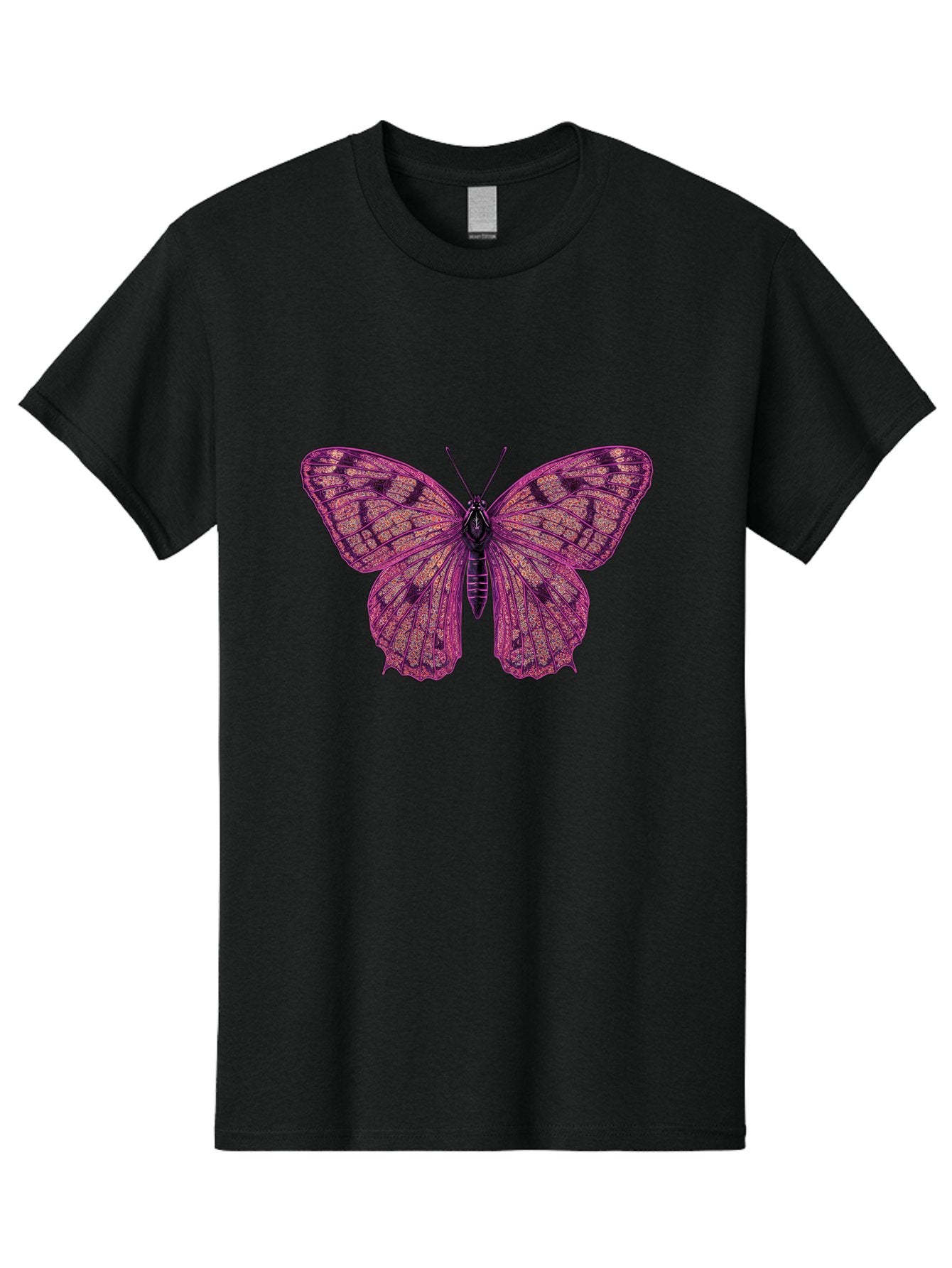 Purple-Butterfly-1 Men'S Graphic Tee, 100% Cotton, Comfortable Casual Summer Wear, Machine Washable, Vintage Camera, Old Camera, Antique Camera, Black Camera, Classic Photography, Photography Equipment, Nostalgic Device, Film Camera, Bal177 13