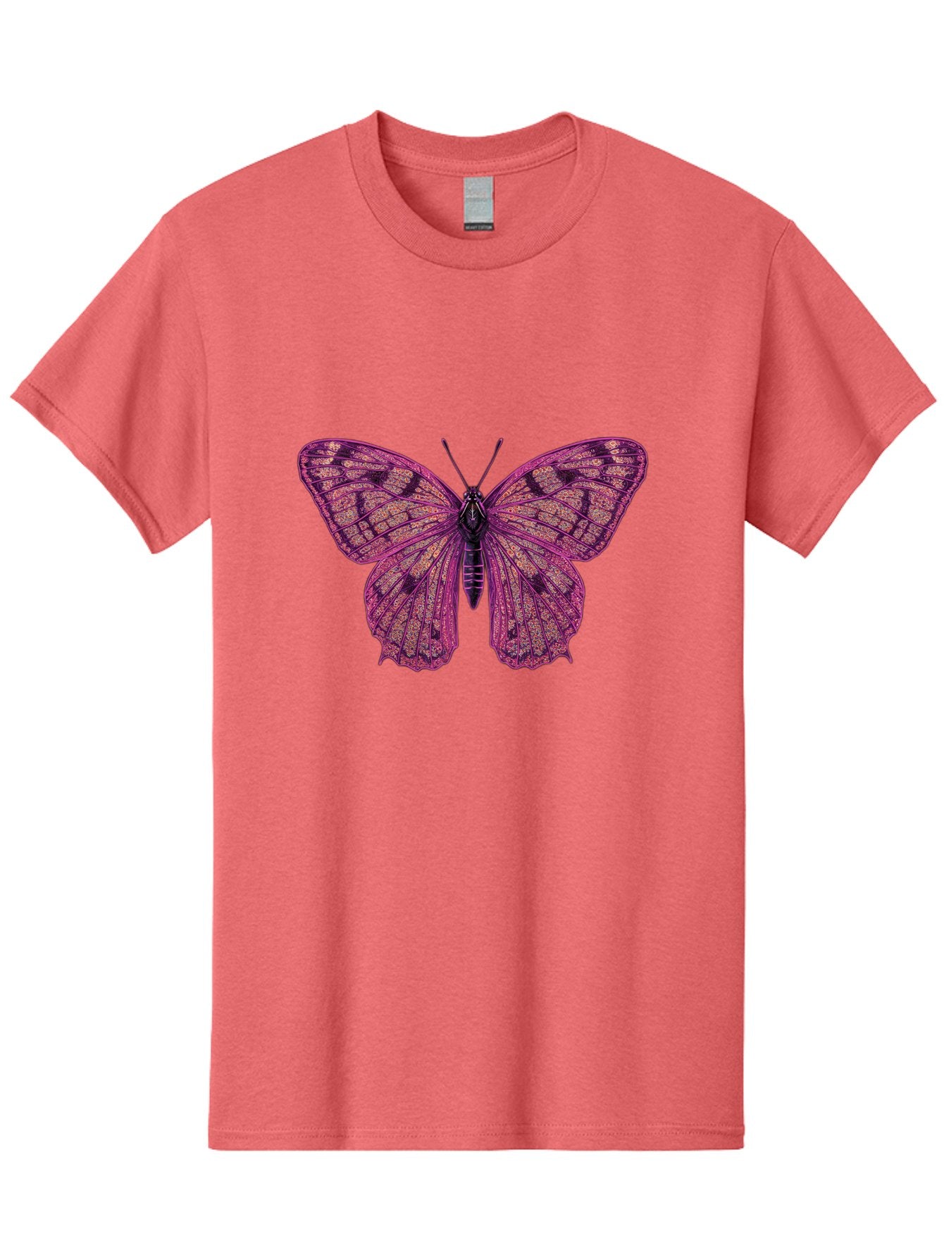 Purple-Butterfly-1 Men'S Graphic Tee, 100% Cotton, Comfortable Casual Summer Wear, Machine Washable, Vintage Camera, Old Camera, Antique Camera, Black Camera, Classic Photography, Photography Equipment, Nostalgic Device, Film Camera, Bal177 8