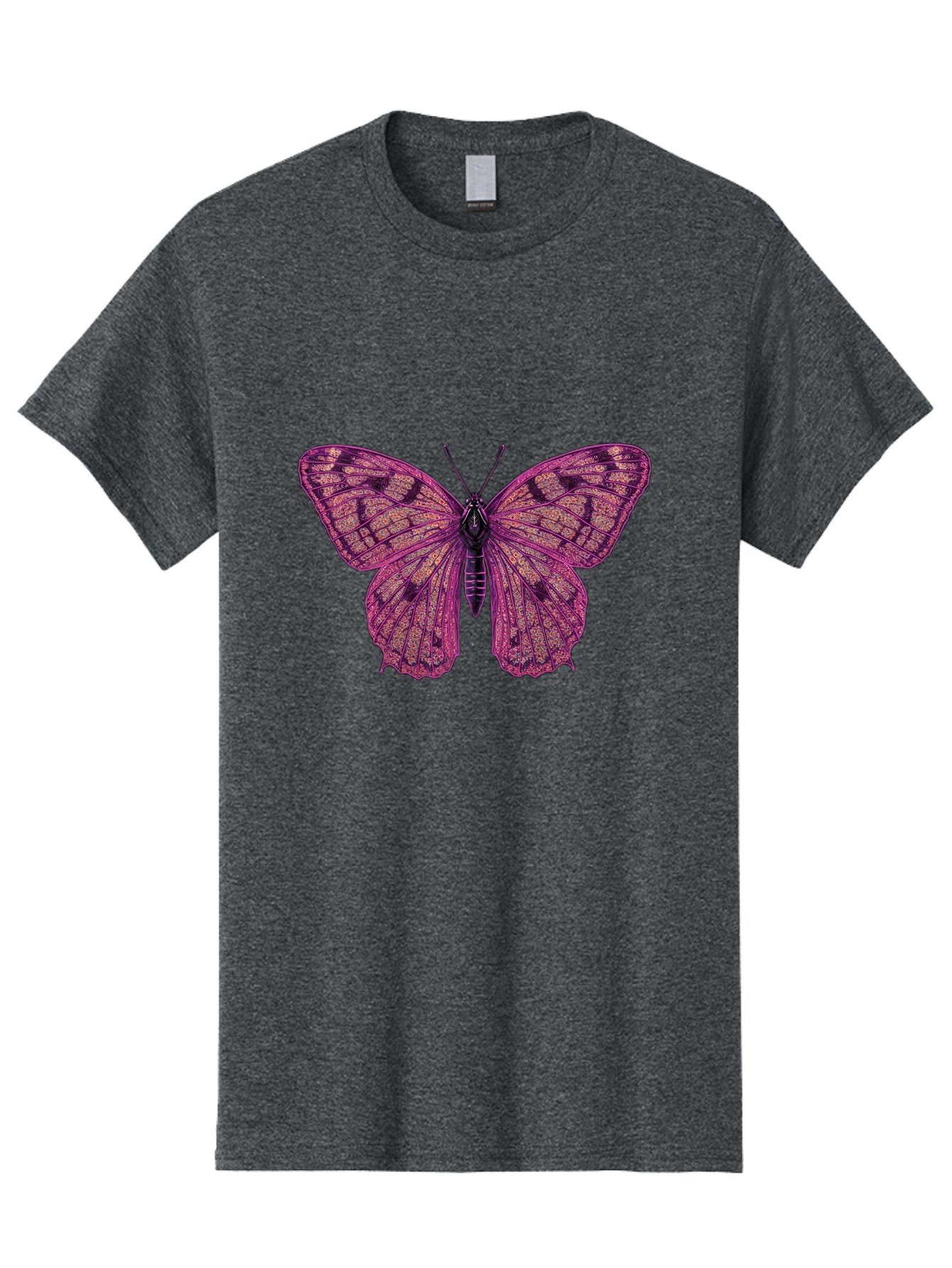 Purple-Butterfly-1 Men'S Graphic Tee, 100% Cotton, Comfortable Casual Summer Wear, Machine Washable, Vintage Camera, Old Camera, Antique Camera, Black Camera, Classic Photography, Photography Equipment, Nostalgic Device, Film Camera, Bal177 6