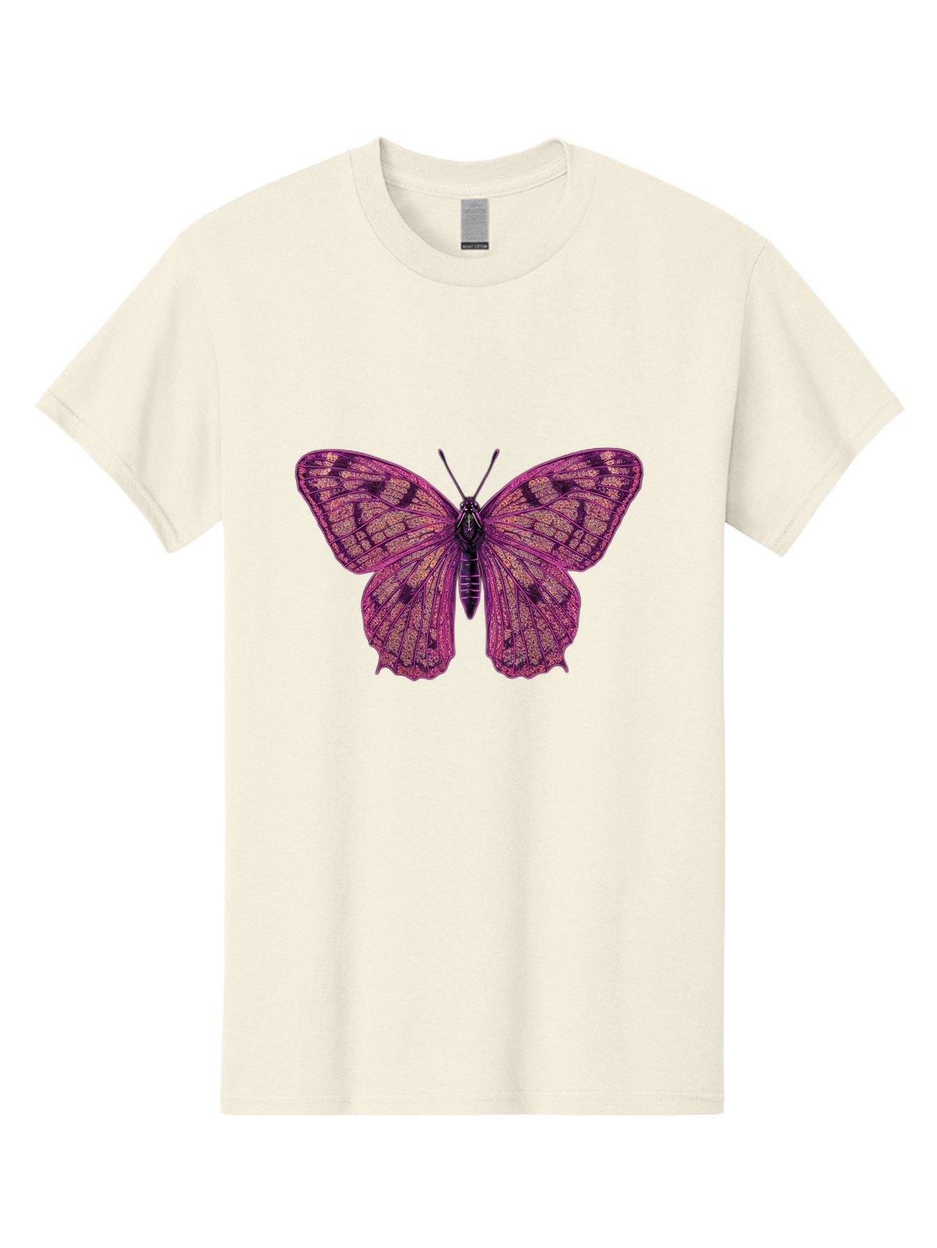 Purple-Butterfly-1 Men'S Graphic Tee, 100% Cotton, Comfortable Casual Summer Wear, Machine Washable, Vintage Camera, Old Camera, Antique Camera, Black Camera, Classic Photography, Photography Equipment, Nostalgic Device, Film Camera, Bal177