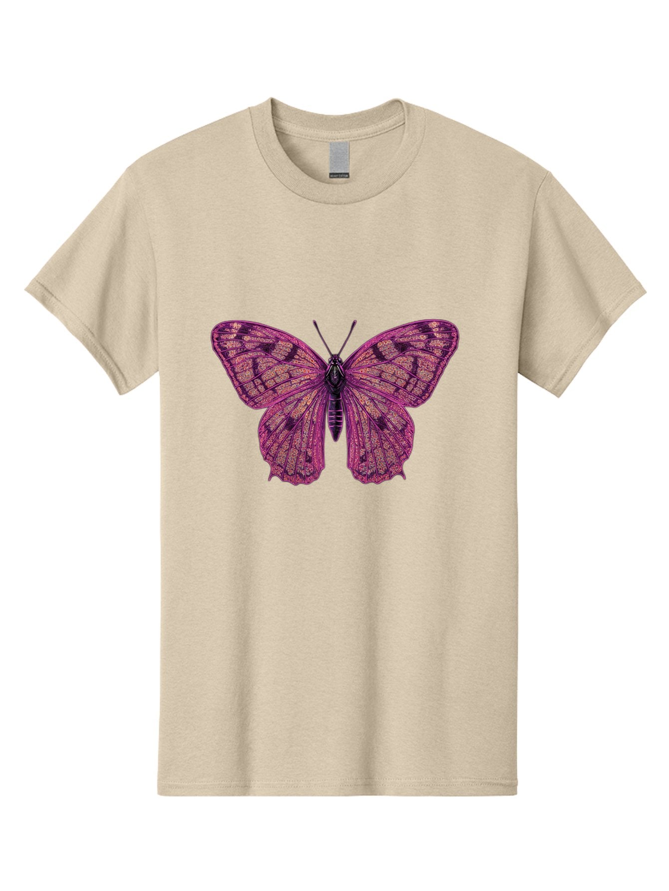 Purple-Butterfly-1 Men'S Graphic Tee, 100% Cotton, Comfortable Casual Summer Wear, Machine Washable, Vintage Camera, Old Camera, Antique Camera, Black Camera, Classic Photography, Photography Equipment, Nostalgic Device, Film Camera, Bal177 9