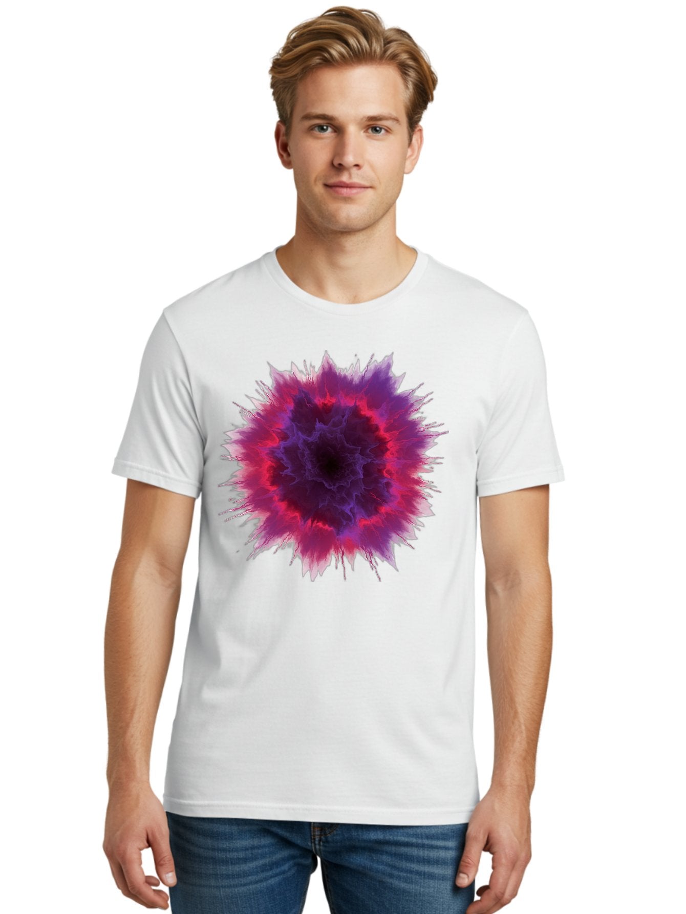 Purple-Explosive-Bloom Men'S Graphic Tee, 100% Cotton, Comfortable Casual Summer Wear, Machine Washable, Vintage Camera, Old Camera, Antique Camera, Black Camera, Classic Photography, Photography Equipment, Nostalgic Device, Film Camera, Bal183 28