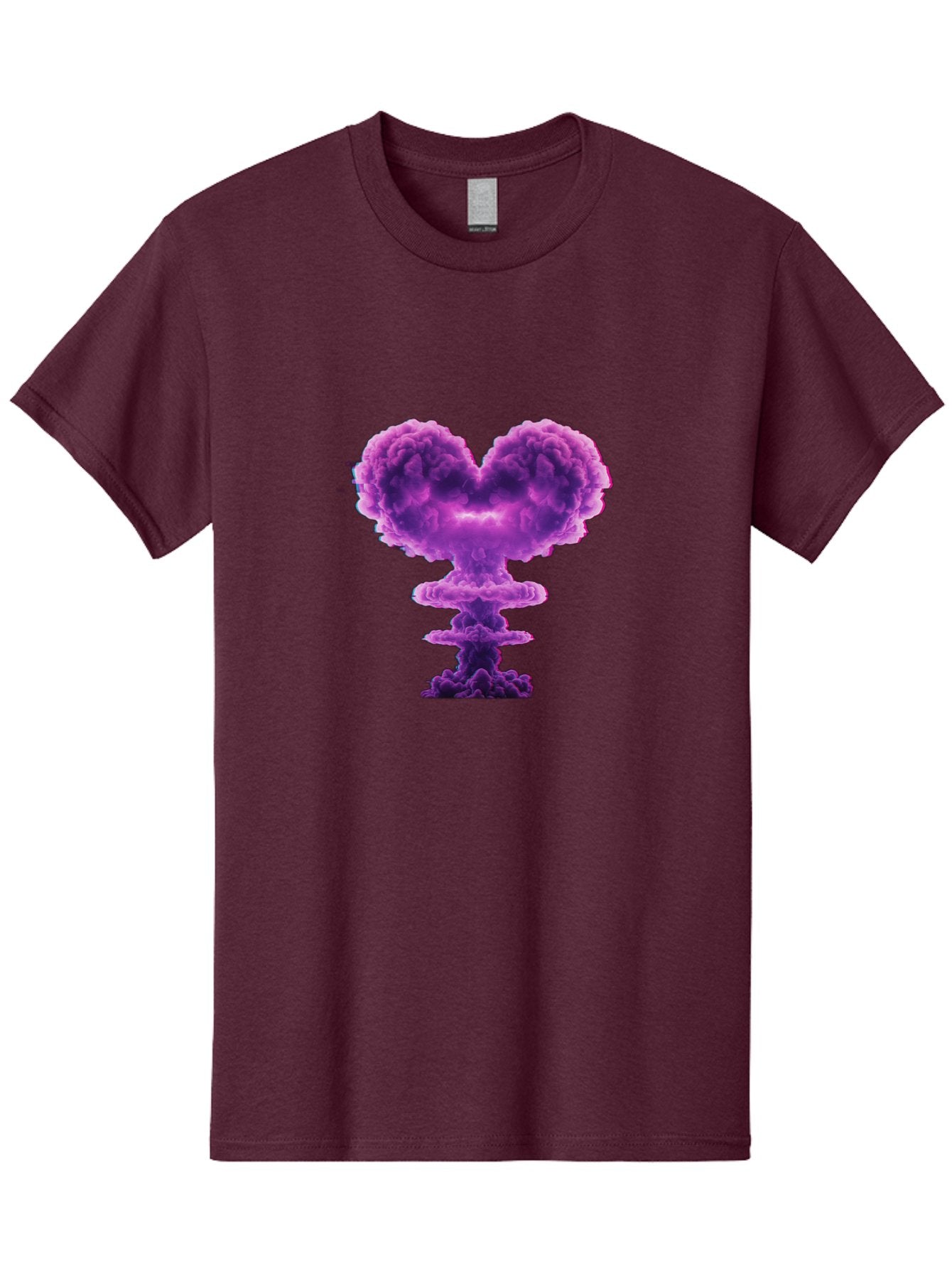 Purple-Heart-Explosion Men'S Graphic Tee, 100% Cotton, Comfortable Casual Summer Wear, Machine Washable, Vintage Camera, Old Camera, Antique Camera, Black Camera, Classic Photography, Photography Equipment, Nostalgic Device, Film Camera, Bal186 9