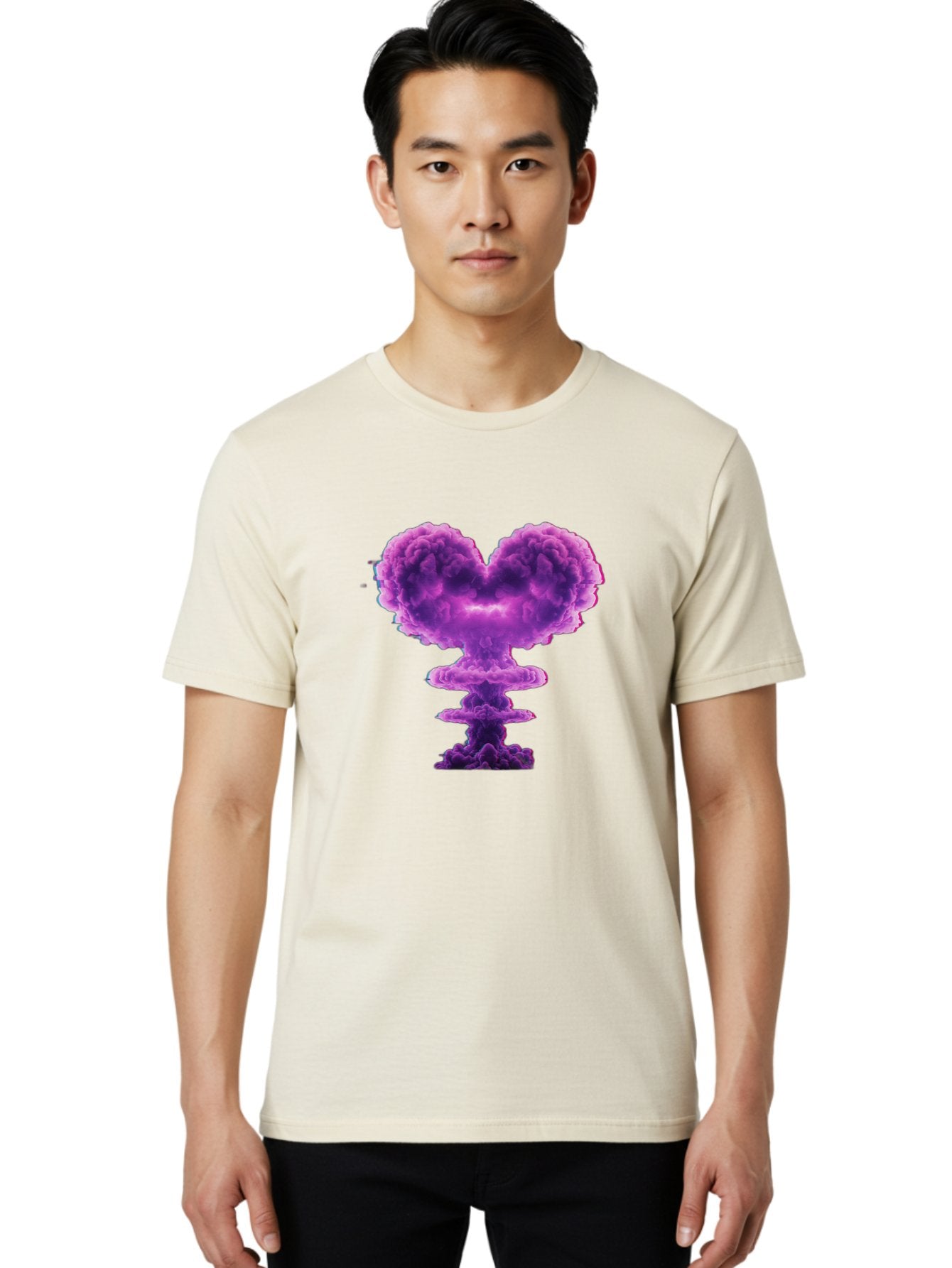 Purple-Heart-Explosion Men'S Graphic Tee, 100% Cotton, Comfortable Casual Summer Wear, Machine Washable, Vintage Camera, Old Camera, Antique Camera, Black Camera, Classic Photography, Photography Equipment, Nostalgic Device, Film Camera, Bal186 27