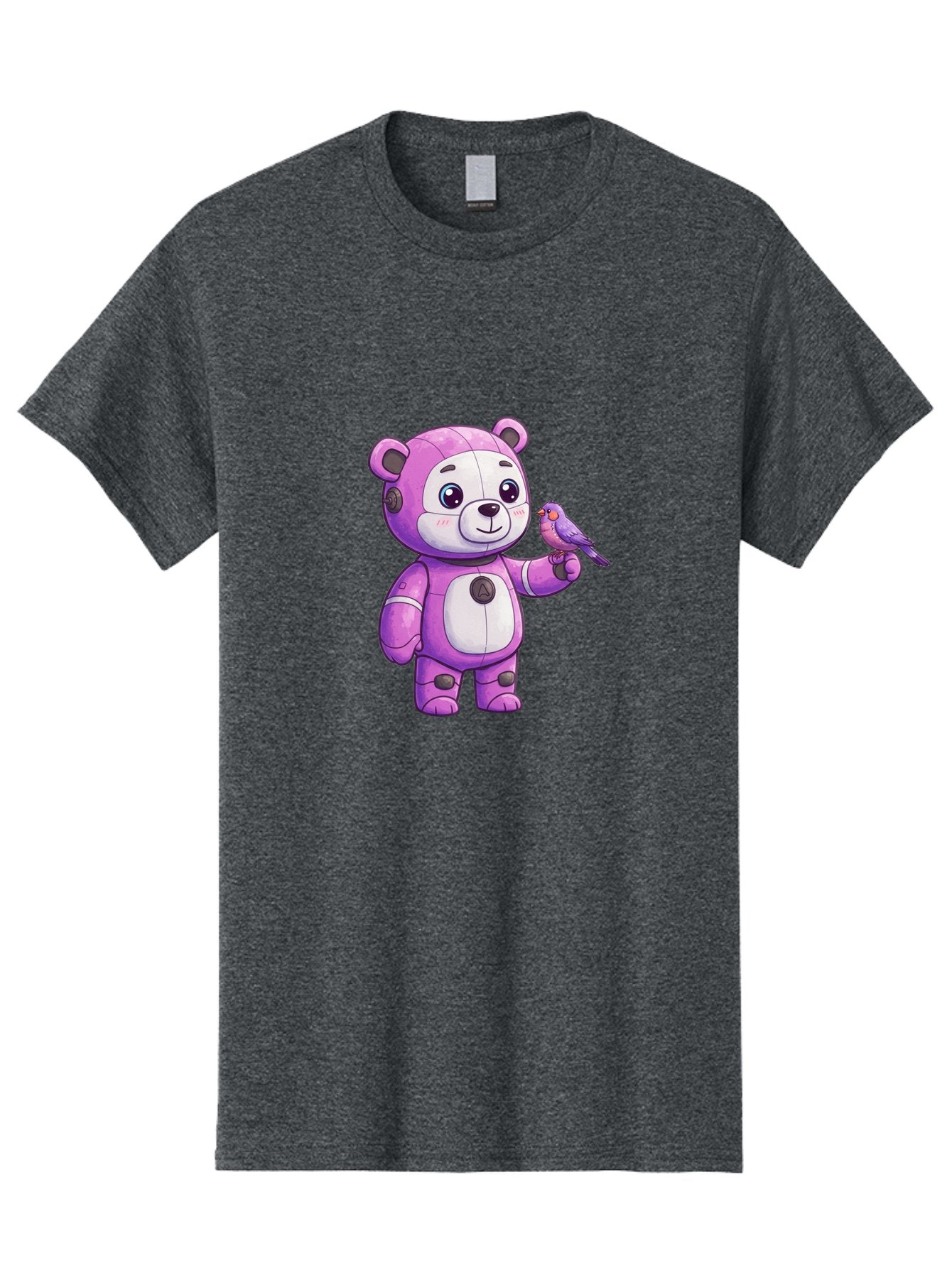 Purple-Robot-Bear Men'S Graphic Tee, 100% Cotton, Comfortable Casual Summer Wear, Machine Washable, Vintage Camera, Old Camera, Antique Camera, Black Camera, Classic Photography, Photography Equipment, Nostalgic Device, Film Camera, Camera Art Bal188 6
