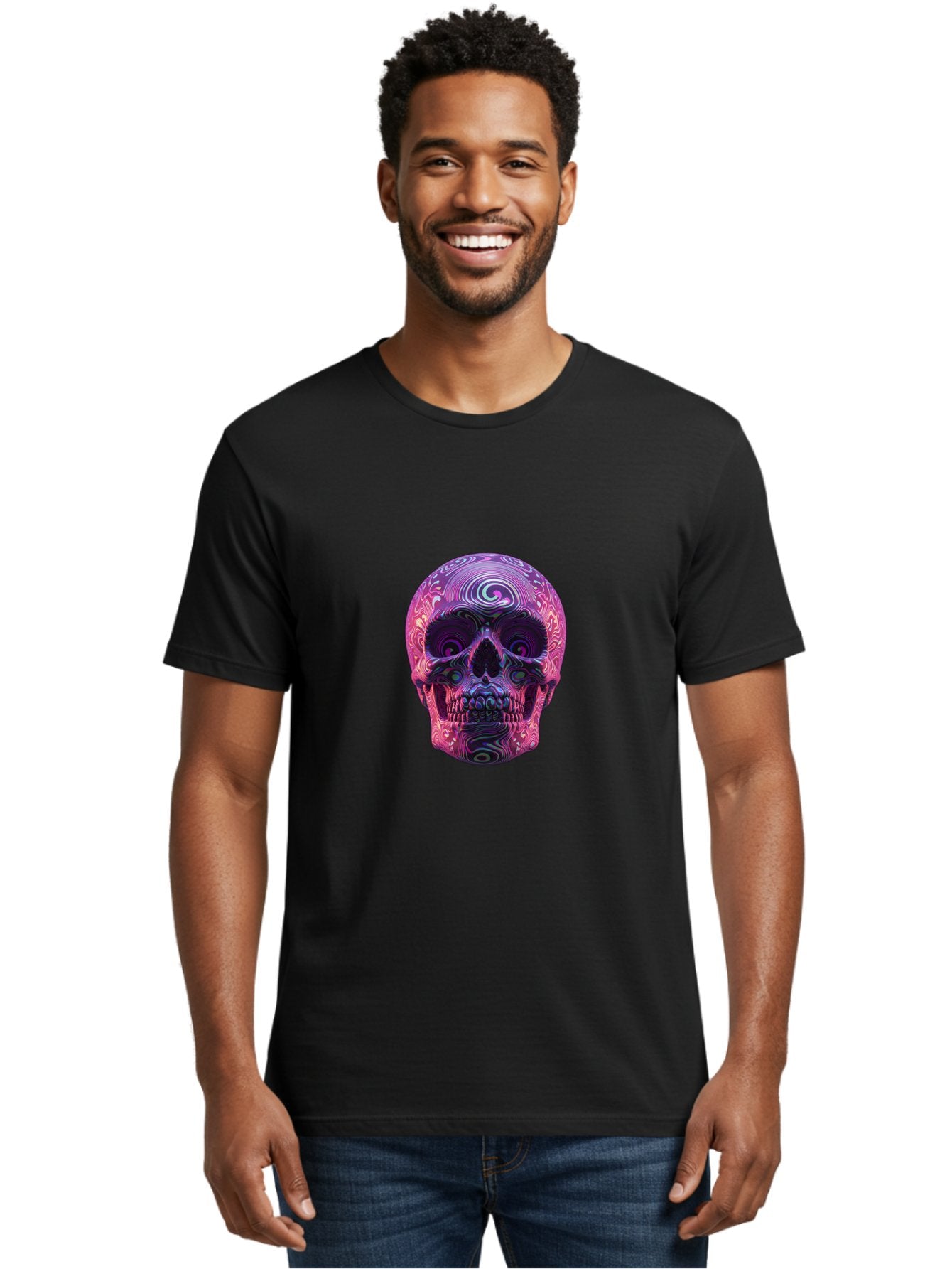 Purple-Skull Men'S Graphic Tee, 100% Cotton, Comfortable Casual Summer Wear, Machine Washable, Vintage Camera, Old Camera, Antique Camera, Black Camera, Classic Photography, Photography Equipment, Nostalgic Device, Film Camera, Camera Art Bal189 23