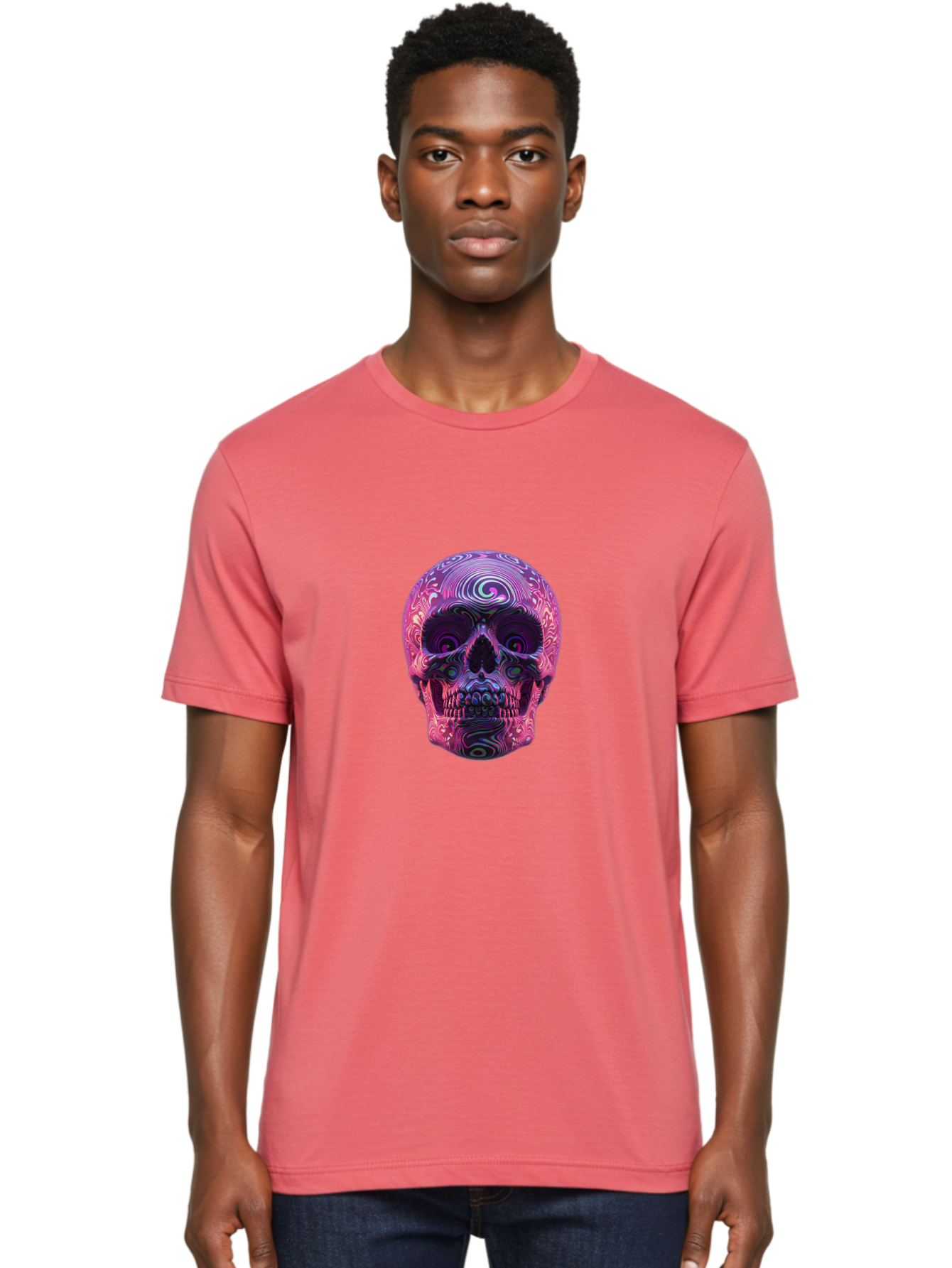 Purple-Skull Men'S Graphic Tee, 100% Cotton, Comfortable Casual Summer Wear, Machine Washable, Vintage Camera, Old Camera, Antique Camera, Black Camera, Classic Photography, Photography Equipment, Nostalgic Device, Film Camera, Camera Art Bal189 30