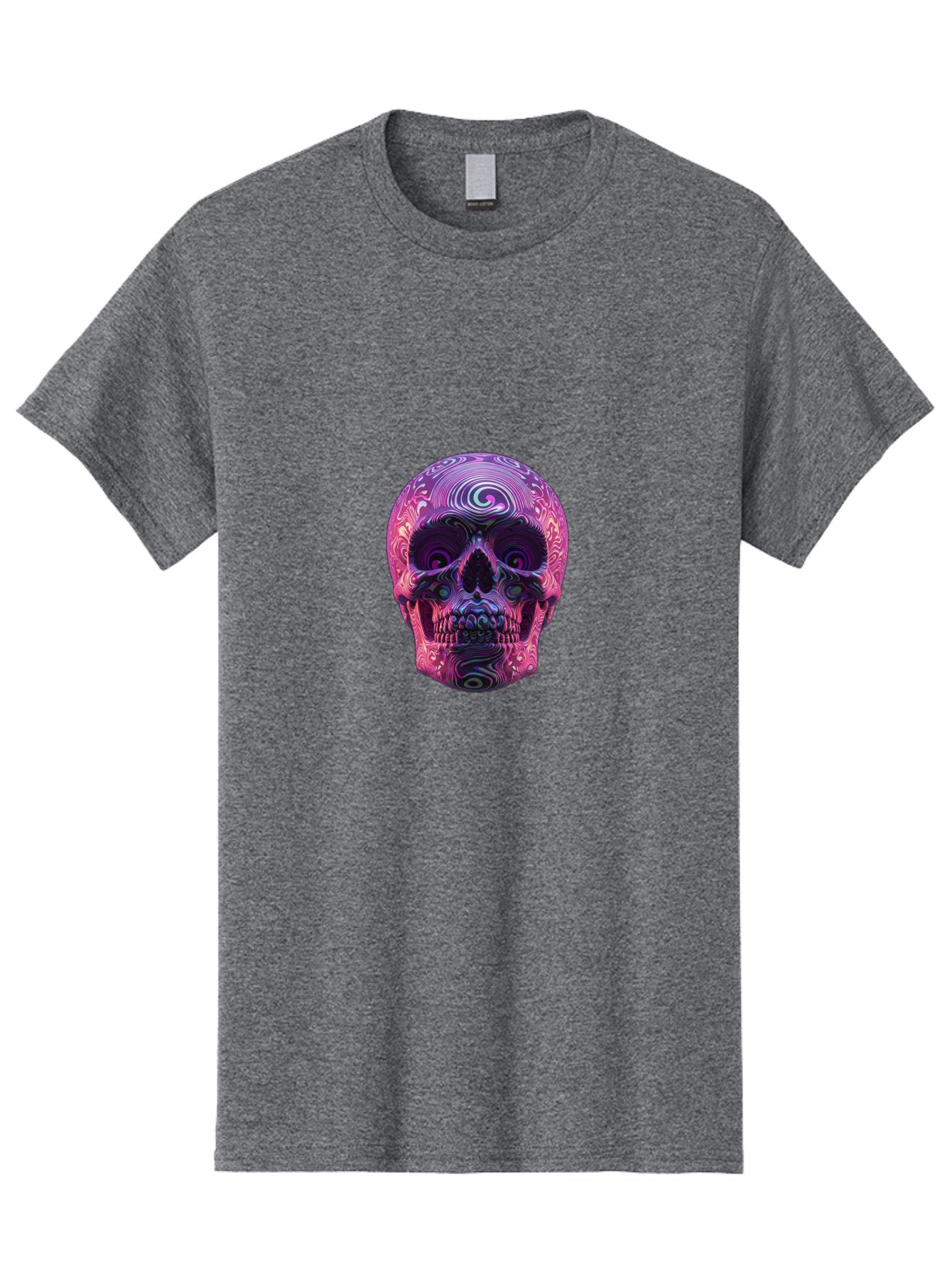 Purple-Skull Men'S Graphic Tee, 100% Cotton, Comfortable Casual Summer Wear, Machine Washable, Vintage Camera, Old Camera, Antique Camera, Black Camera, Classic Photography, Photography Equipment, Nostalgic Device, Film Camera, Camera Art Bal189 9