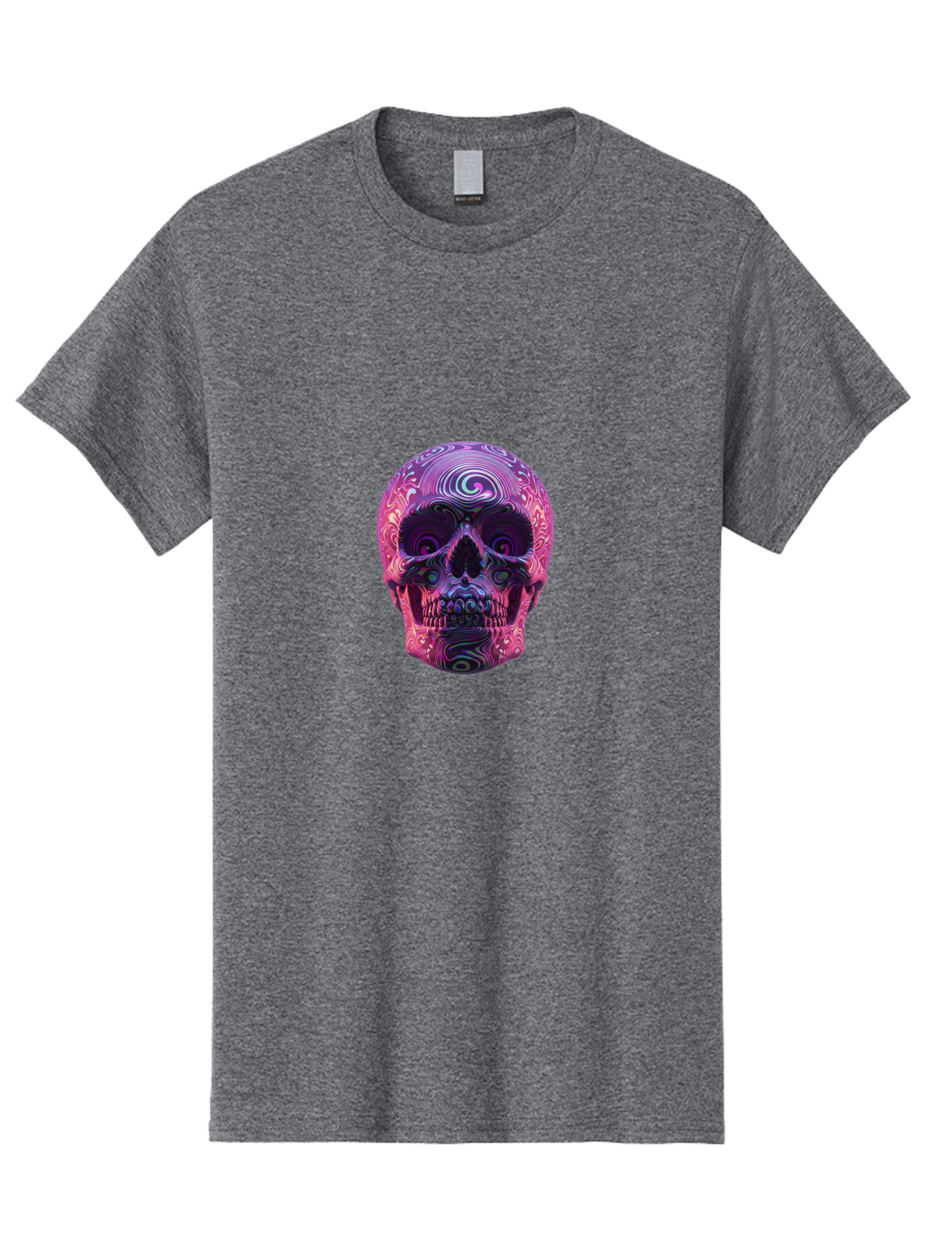 Purple-Skull Men'S Graphic Tee, 100% Cotton, Comfortable Casual Summer Wear, Machine Washable, Vintage Camera, Old Camera, Antique Camera, Black Camera, Classic Photography, Photography Equipment, Nostalgic Device, Film Camera, Camera Art Bal189 5
