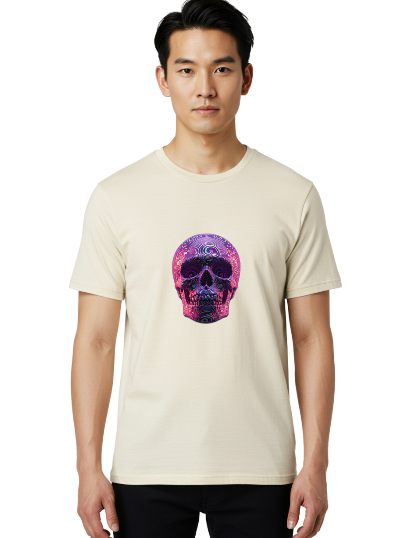Purple-Skull Men'S Graphic Tee, 100% Cotton, Comfortable Casual Summer Wear, Machine Washable, Vintage Camera, Old Camera, Antique Camera, Black Camera, Classic Photography, Photography Equipment, Nostalgic Device, Film Camera, Camera Art Bal189 27