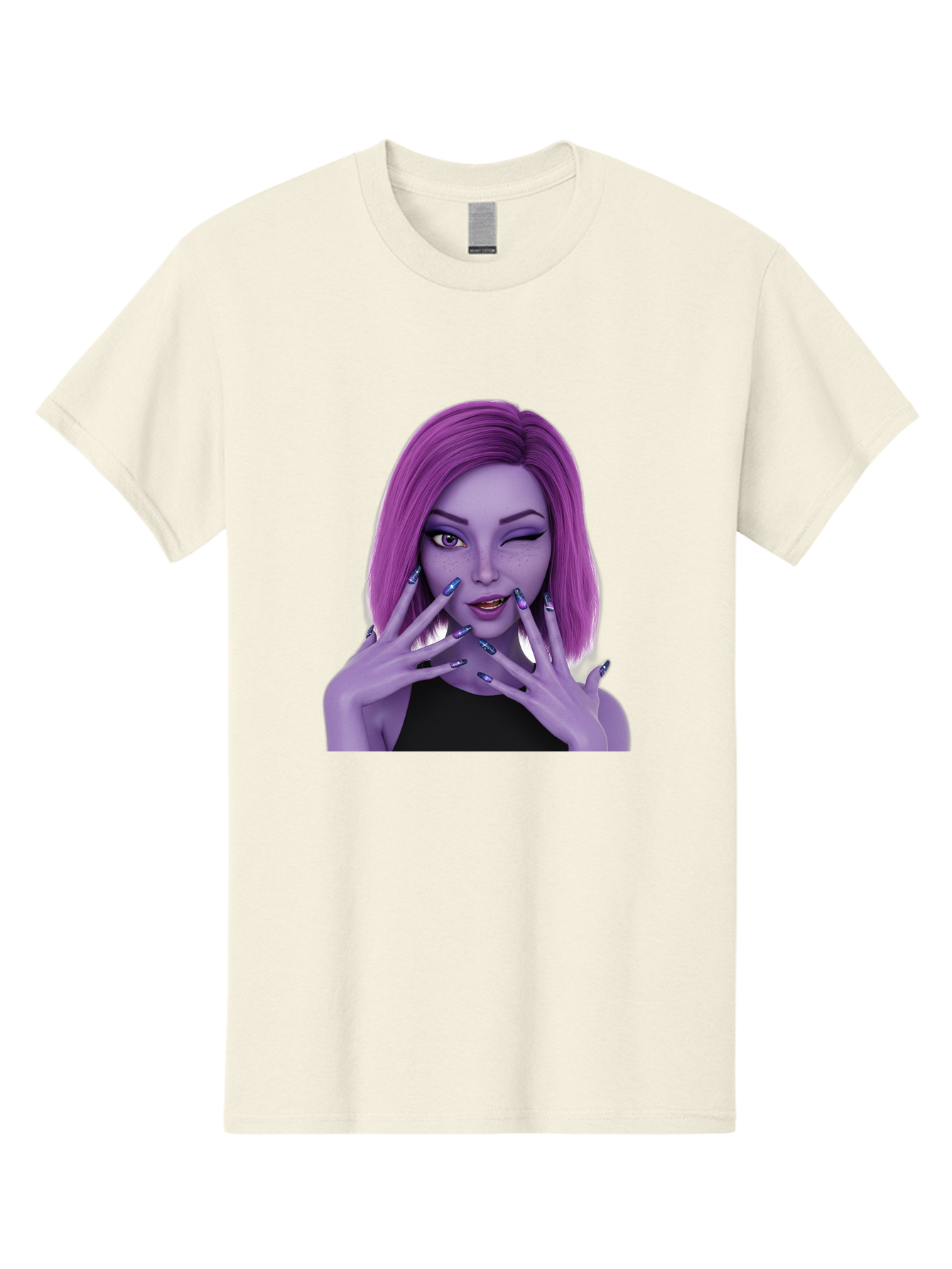 Purple-Woman-Portrait Men'S Graphic Tee, 100% Cotton, Comfortable Casual Summer Wear, Machine Washable, Vintage Camera, Old Camera, Antique Camera, Black Camera, Classic Photography, Photography Equipment, Nostalgic Device, Film Camera, Bal190 13