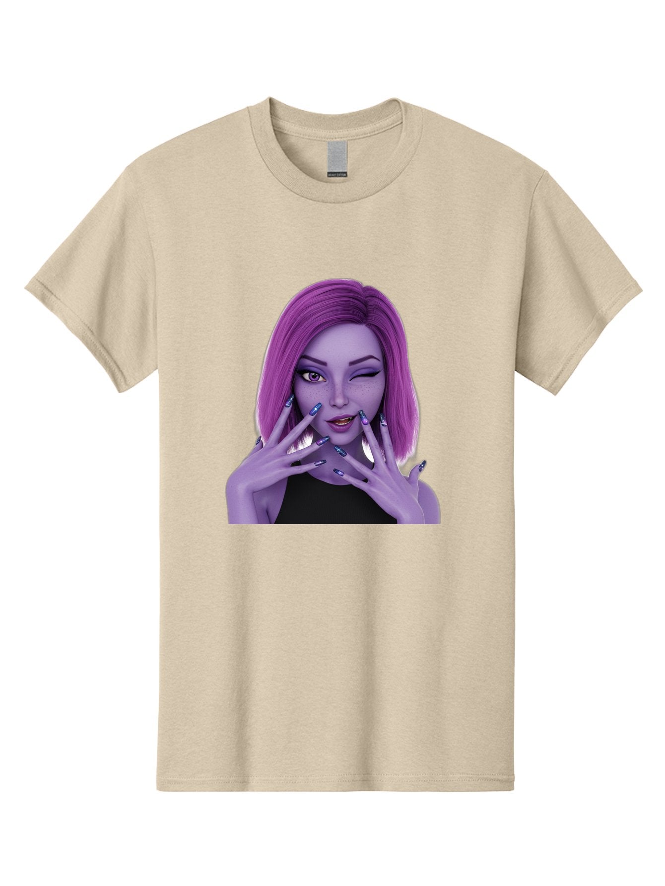 Purple-Woman-Portrait Men'S Graphic Tee, 100% Cotton, Comfortable Casual Summer Wear, Machine Washable, Vintage Camera, Old Camera, Antique Camera, Black Camera, Classic Photography, Photography Equipment, Nostalgic Device, Film Camera, Bal190 3