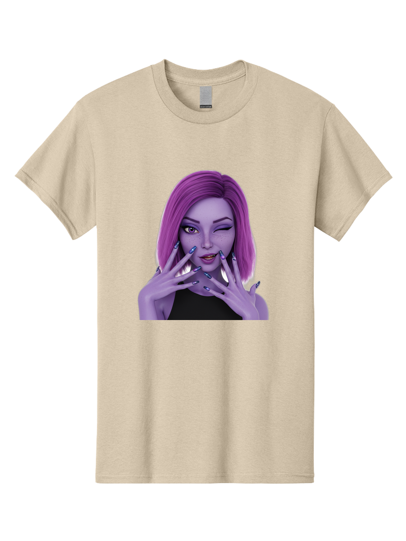 Purple-Woman-Portrait Men'S Graphic Tee, 100% Cotton, Comfortable Casual Summer Wear, Machine Washable, Vintage Camera, Old Camera, Antique Camera, Black Camera, Classic Photography, Photography Equipment, Nostalgic Device, Film Camera, Bal190 9