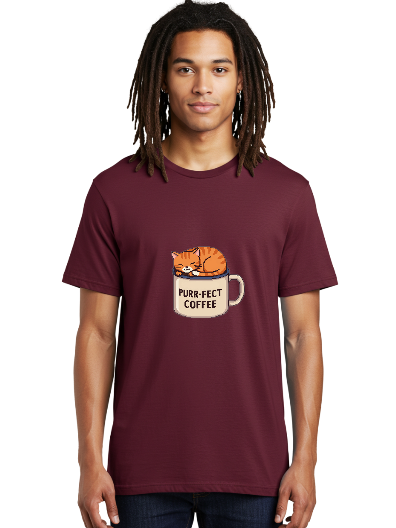 Purr-Fect-Coffee Men'S Graphic Tee, 100% Cotton, Comfortable Casual Summer Wear, Machine Washable, Vintage Camera, Old Camera, Antique Camera, Black Camera, Classic Photography, Photography Equipment, Nostalgic Device, Film Camera, Camera Art Bal191 29