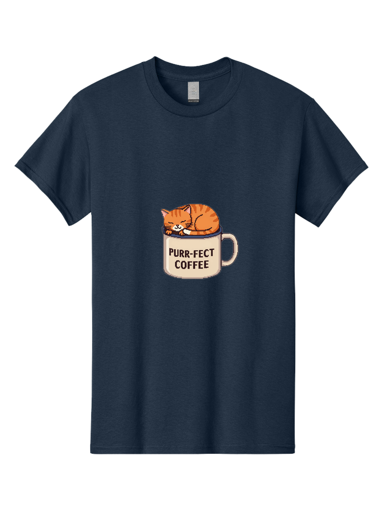 Purr-Fect-Coffee Men'S Graphic Tee, 100% Cotton, Comfortable Casual Summer Wear, Machine Washable, Vintage Camera, Old Camera, Antique Camera, Black Camera, Classic Photography, Photography Equipment, Nostalgic Device, Film Camera, Camera Art Bal191
