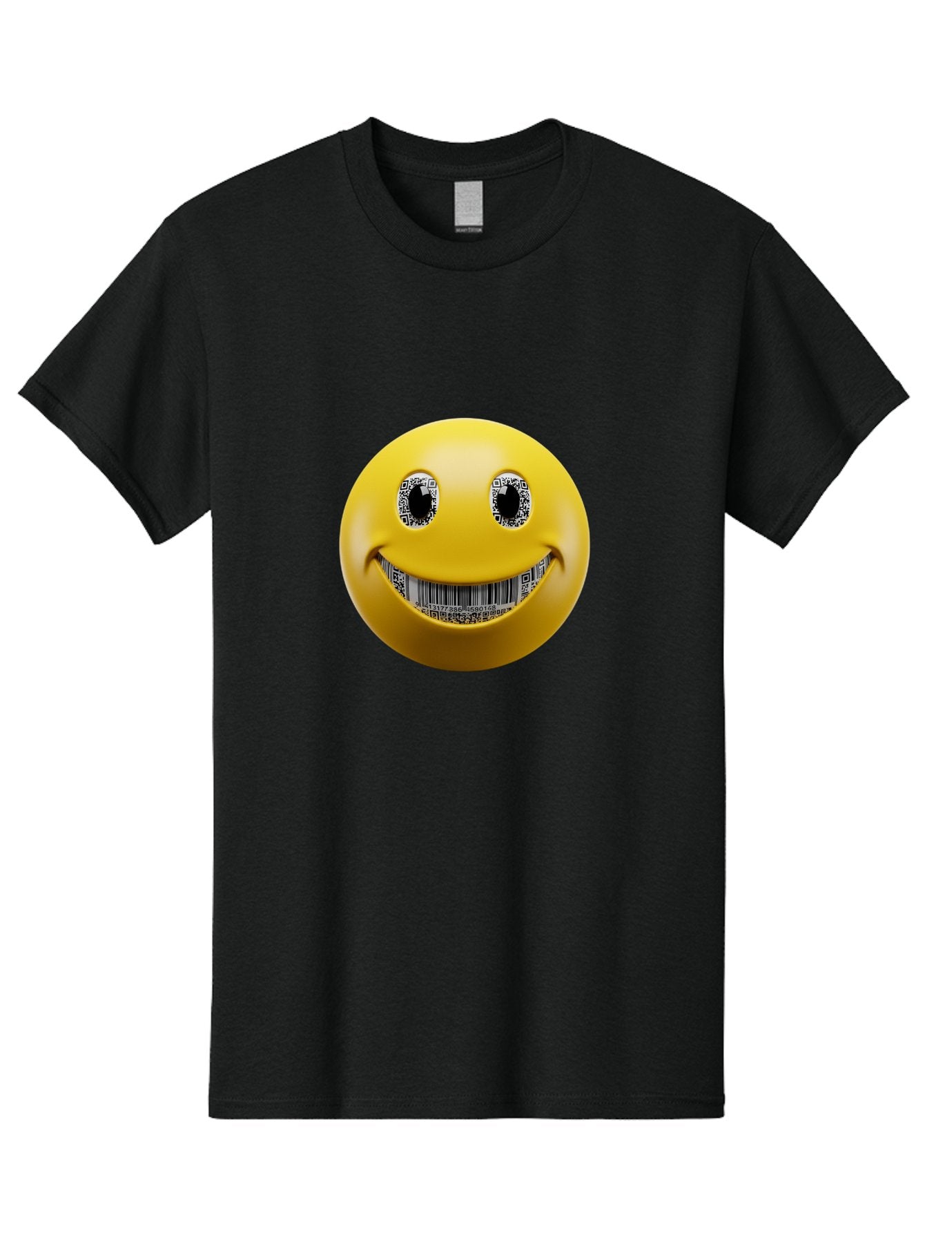 Qr-Code-Smiley Men'S Graphic Tee, 100% Cotton, Comfortable Casual Summer Wear, Machine Washable, Vintage Camera, Old Camera, Antique Camera, Black Camera, Classic Photography, Photography Equipment, Nostalgic Device, Film Camera, Camera Art Bal192 6
