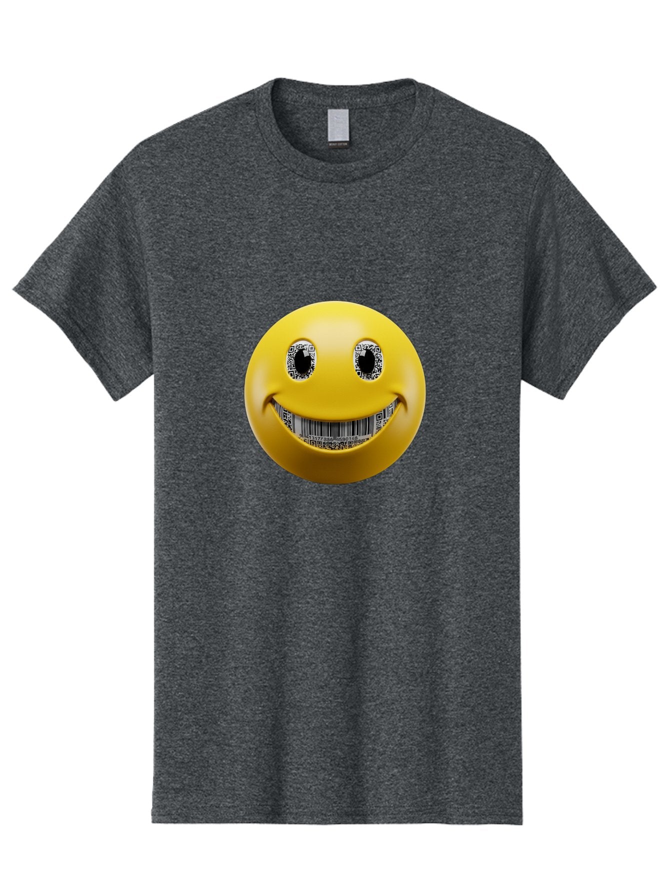 Qr-Code-Smiley Men'S Graphic Tee, 100% Cotton, Comfortable Casual Summer Wear, Machine Washable, Vintage Camera, Old Camera, Antique Camera, Black Camera, Classic Photography, Photography Equipment, Nostalgic Device, Film Camera, Camera Art Bal192