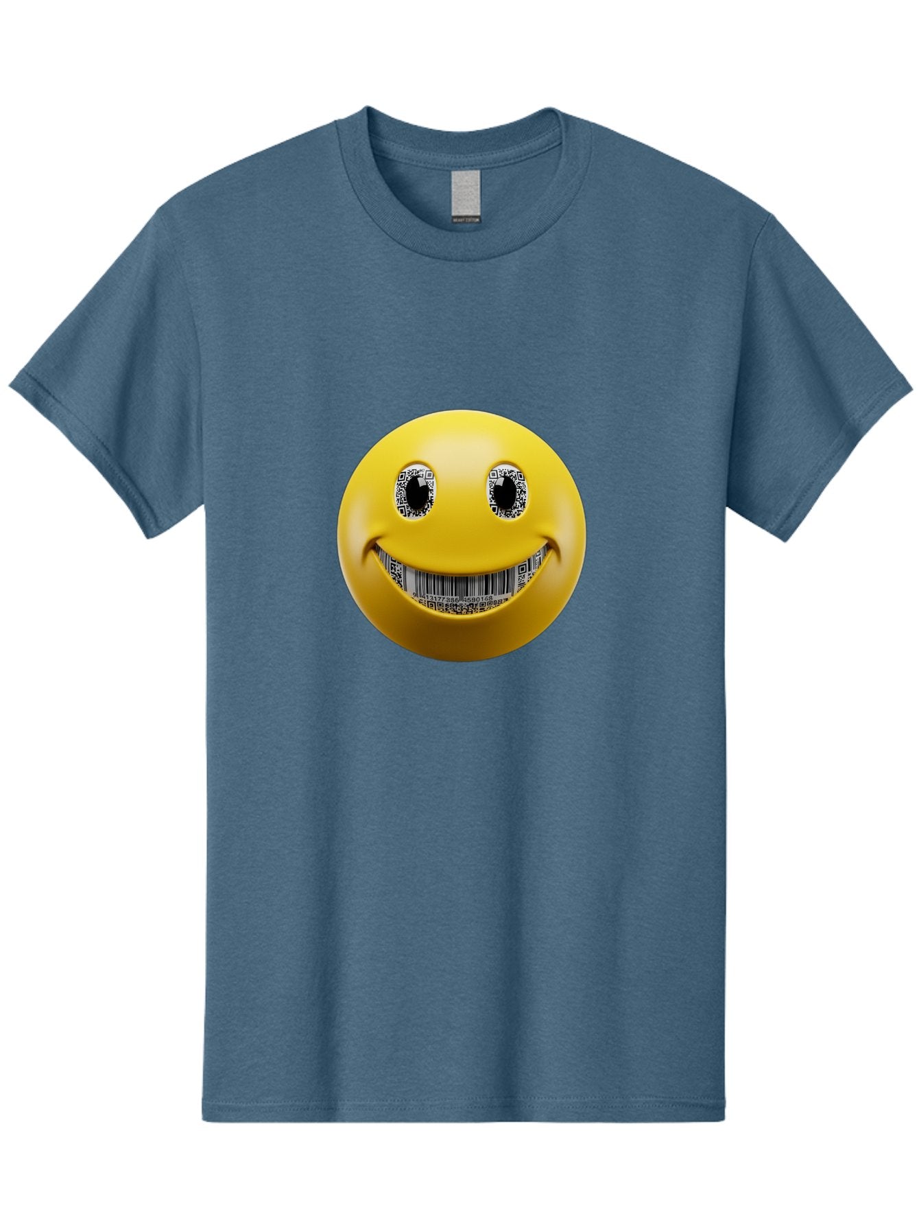 Qr-Code-Smiley Men'S Graphic Tee, 100% Cotton, Comfortable Casual Summer Wear, Machine Washable, Vintage Camera, Old Camera, Antique Camera, Black Camera, Classic Photography, Photography Equipment, Nostalgic Device, Film Camera, Camera Art Bal192 10