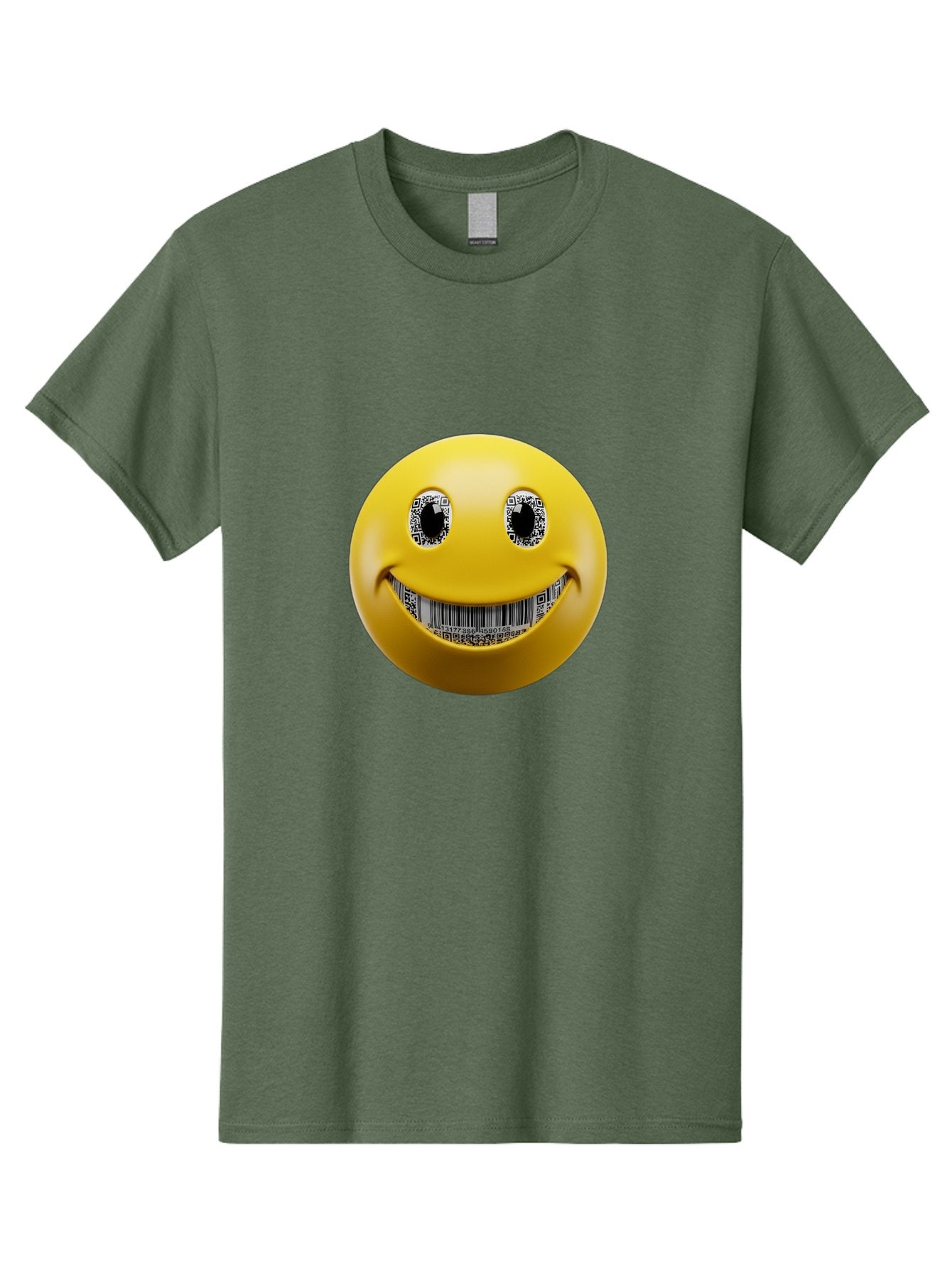 Qr-Code-Smiley Men'S Graphic Tee, 100% Cotton, Comfortable Casual Summer Wear, Machine Washable, Vintage Camera, Old Camera, Antique Camera, Black Camera, Classic Photography, Photography Equipment, Nostalgic Device, Film Camera, Camera Art Bal192 8