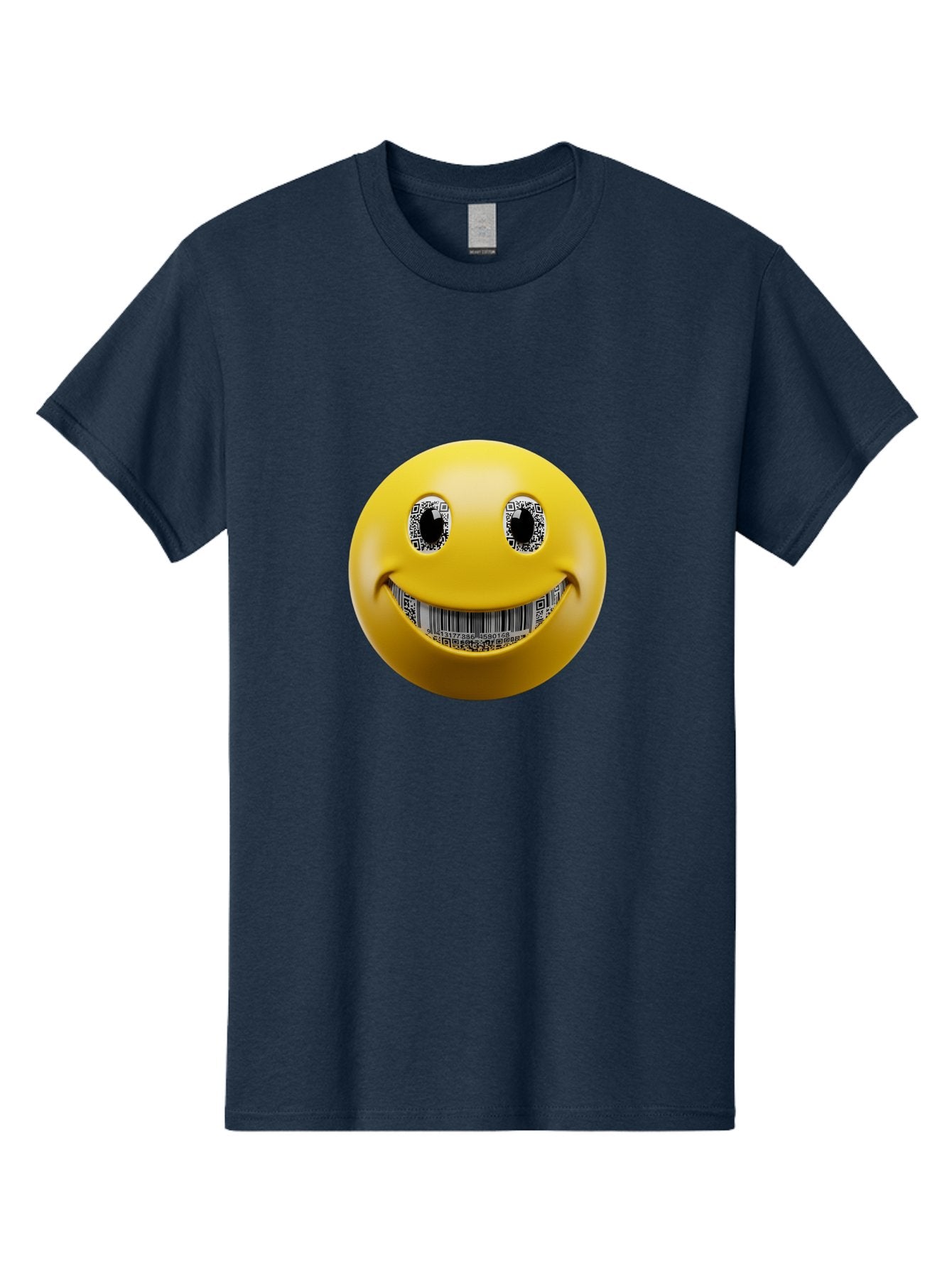 Qr-Code-Smiley Men'S Graphic Tee, 100% Cotton, Comfortable Casual Summer Wear, Machine Washable, Vintage Camera, Old Camera, Antique Camera, Black Camera, Classic Photography, Photography Equipment, Nostalgic Device, Film Camera, Camera Art Bal192 4