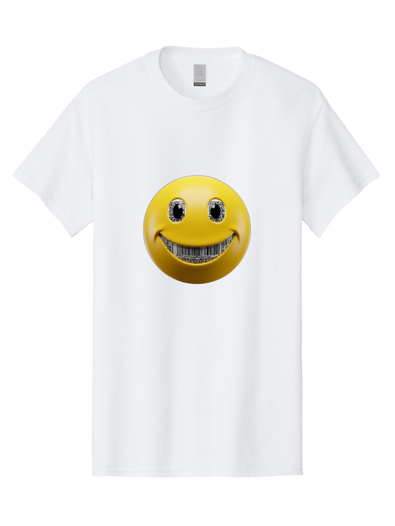 Qr-Code-Smiley Men'S Graphic Tee, 100% Cotton, Comfortable Casual Summer Wear, Machine Washable, Vintage Camera, Old Camera, Antique Camera, Black Camera, Classic Photography, Photography Equipment, Nostalgic Device, Film Camera, Camera Art Bal192 7