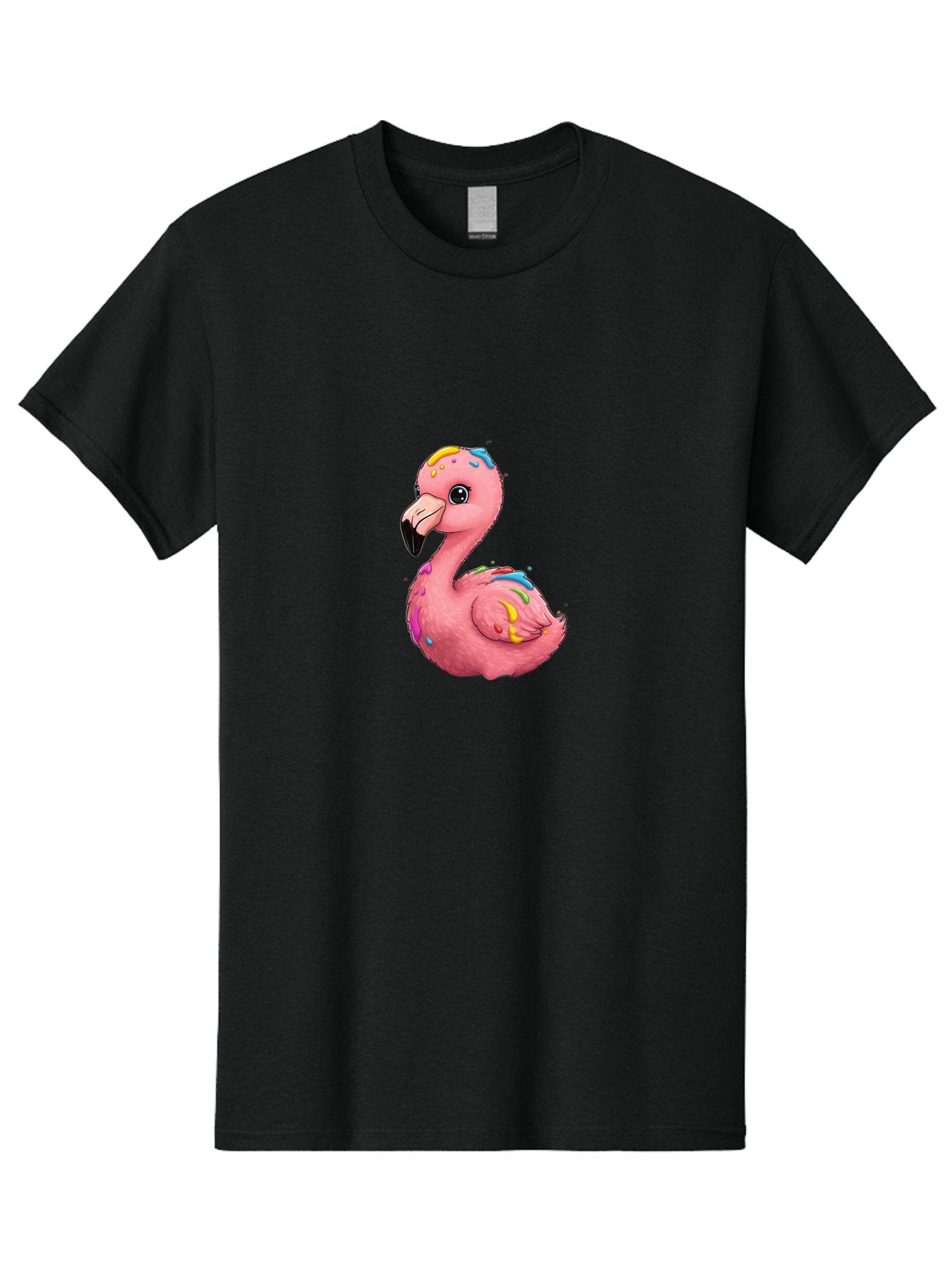 Rainbow-Flamingo Men'S Graphic Tee, 100% Cotton, Comfortable Casual Summer Wear, Machine Washable, Vintage Camera, Old Camera, Antique Camera, Black Camera, Classic Photography, Photography Equipment, Nostalgic Device, Film Camera, Camera Art Bal197 7