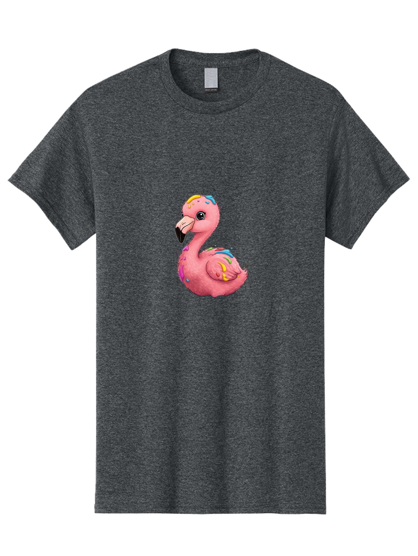Rainbow-Flamingo Men'S Graphic Tee, 100% Cotton, Comfortable Casual Summer Wear, Machine Washable, Vintage Camera, Old Camera, Antique Camera, Black Camera, Classic Photography, Photography Equipment, Nostalgic Device, Film Camera, Camera Art Bal197 6