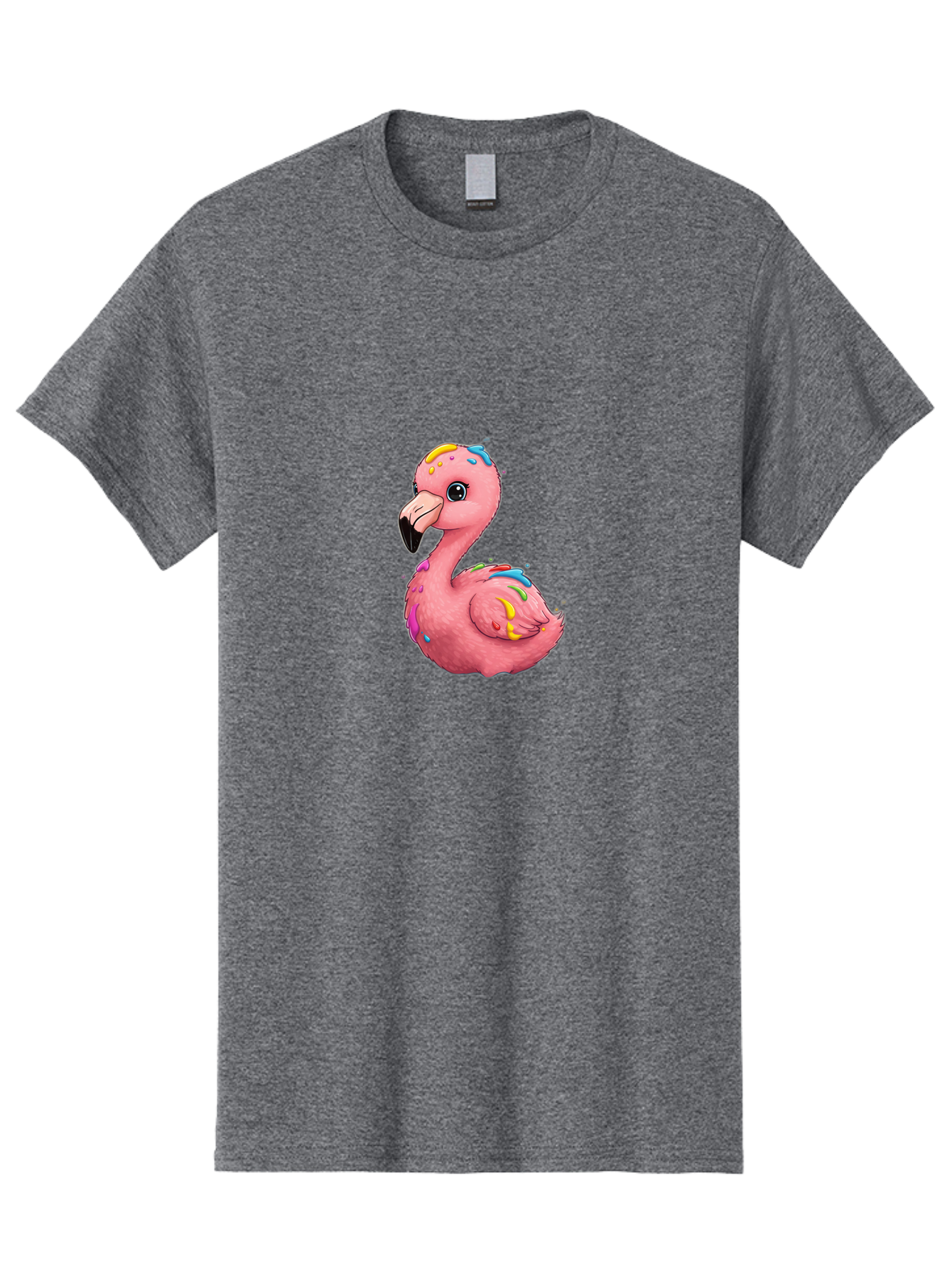 Rainbow-Flamingo Men'S Graphic Tee, 100% Cotton, Comfortable Casual Summer Wear, Machine Washable, Vintage Camera, Old Camera, Antique Camera, Black Camera, Classic Photography, Photography Equipment, Nostalgic Device, Film Camera, Camera Art Bal197 3