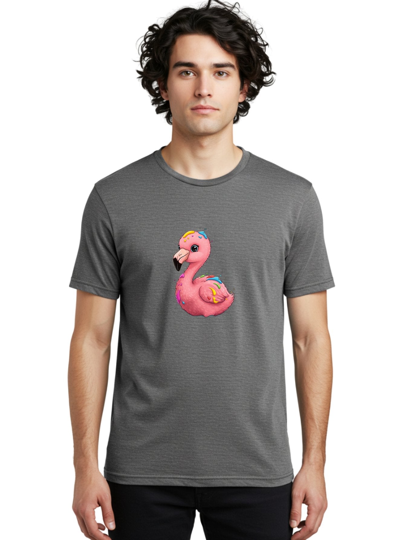 Rainbow-Flamingo Men'S Graphic Tee, 100% Cotton, Comfortable Casual Summer Wear, Machine Washable, Vintage Camera, Old Camera, Antique Camera, Black Camera, Classic Photography, Photography Equipment, Nostalgic Device, Film Camera, Camera Art Bal197 28