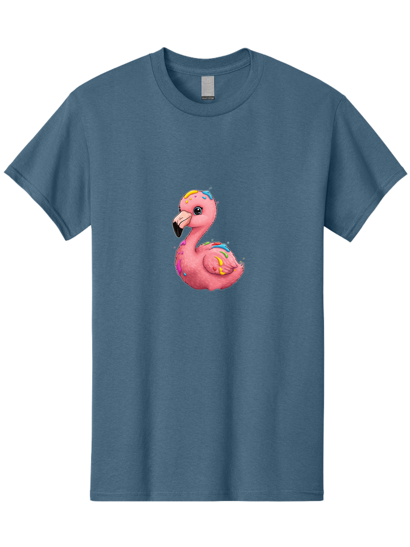 Rainbow-Flamingo Men'S Graphic Tee, 100% Cotton, Comfortable Casual Summer Wear, Machine Washable, Vintage Camera, Old Camera, Antique Camera, Black Camera, Classic Photography, Photography Equipment, Nostalgic Device, Film Camera, Camera Art Bal197 6