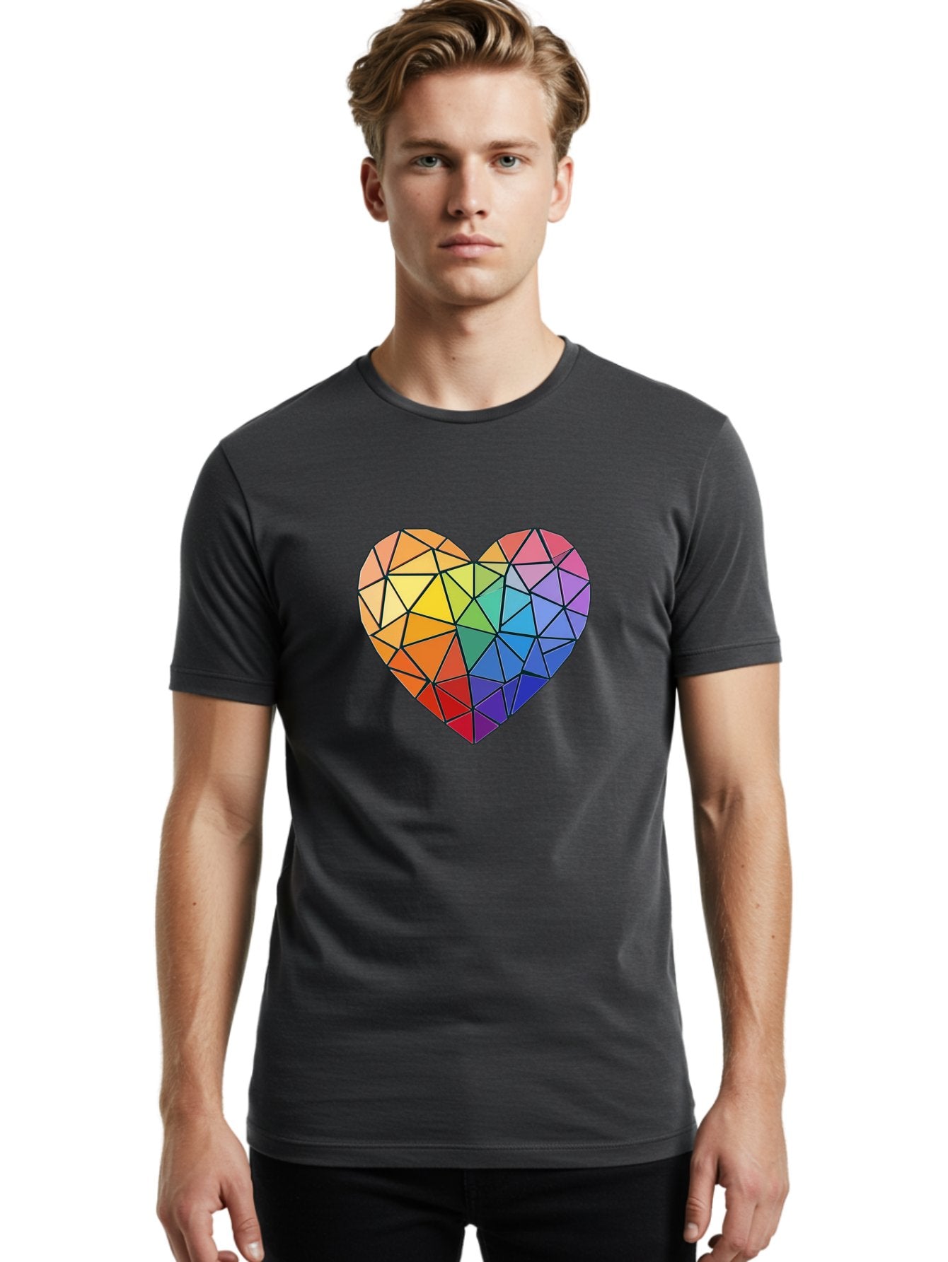 Rainbow-Heart Men'S Graphic Tee, 100% Cotton, Comfortable Casual Summer Wear, Machine Washable, Vintage Camera, Old Camera, Antique Camera, Black Camera, Classic Photography, Photography Equipment, Nostalgic Device, Film Camera, Camera Art Bal198 16