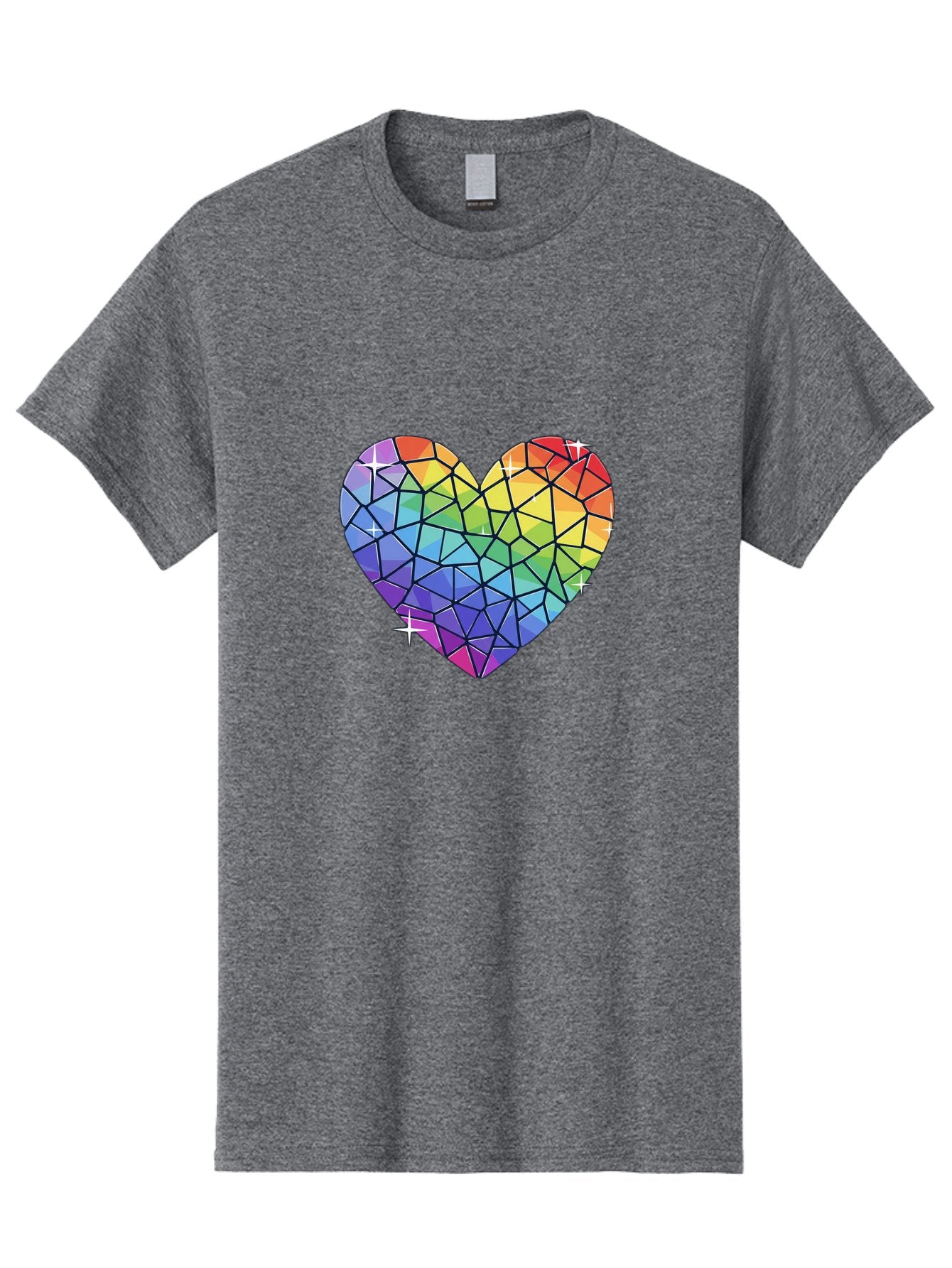Rainbow-Mosaic-Heart Men'S Graphic Tee, 100% Cotton, Comfortable Casual Summer Wear, Machine Washable, Vintage Camera, Old Camera, Antique Camera, Black Camera, Classic Photography, Photography Equipment, Nostalgic Device, Film Camera, Bal199 10